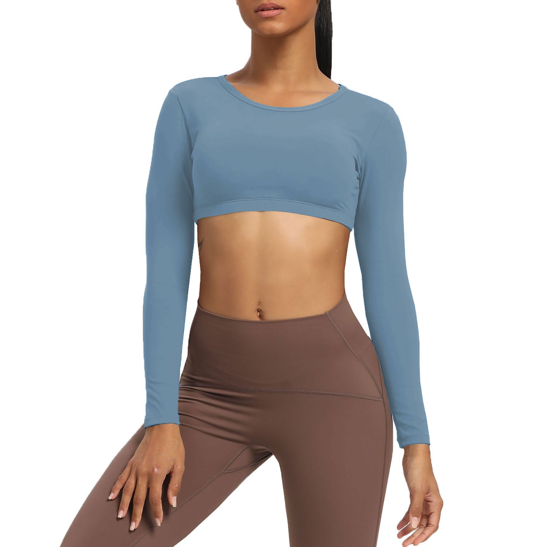 Aoxjox "Clarissa" Long Sleeve Crop (CONT'D)