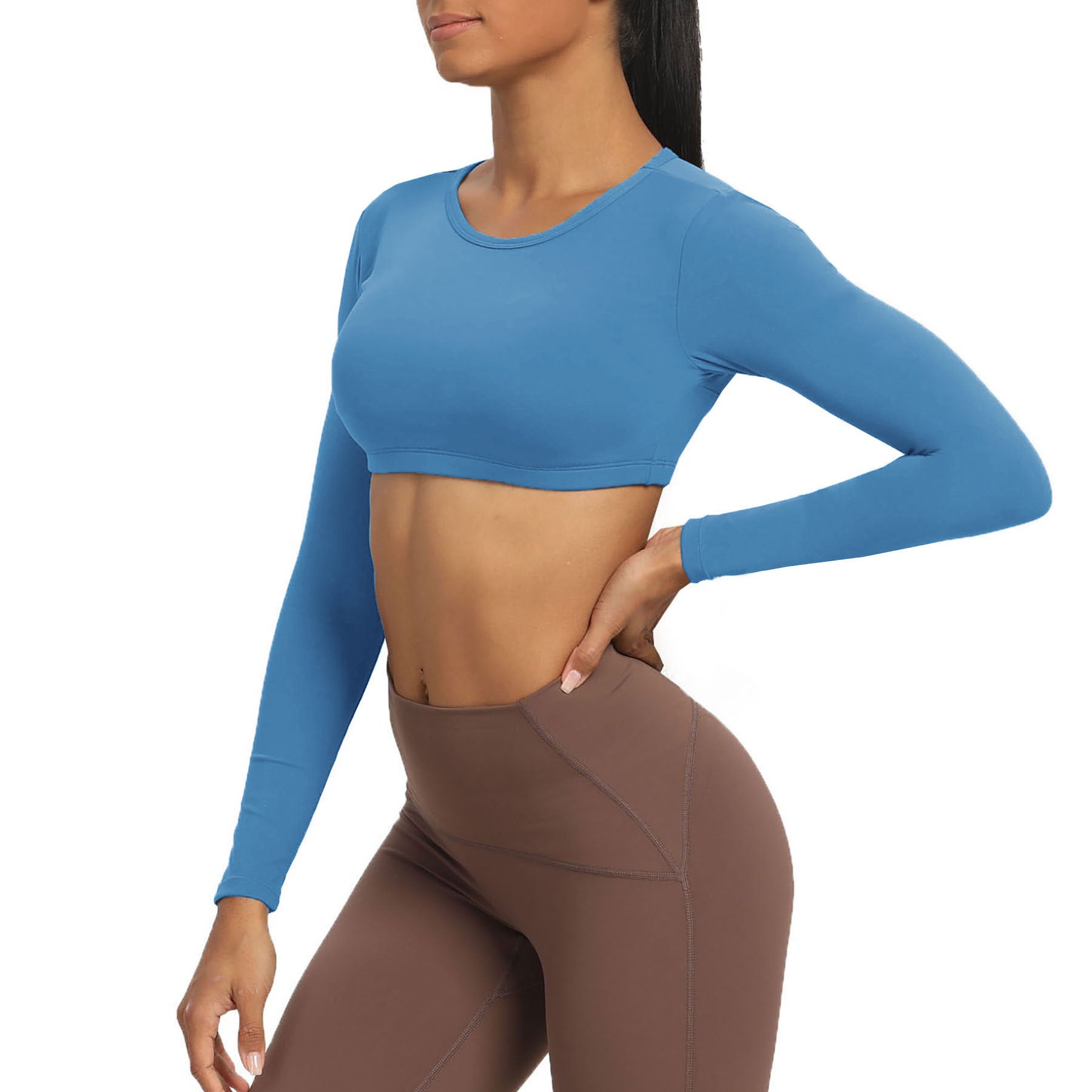 Aoxjox "Clarissa" Long Sleeve Crop