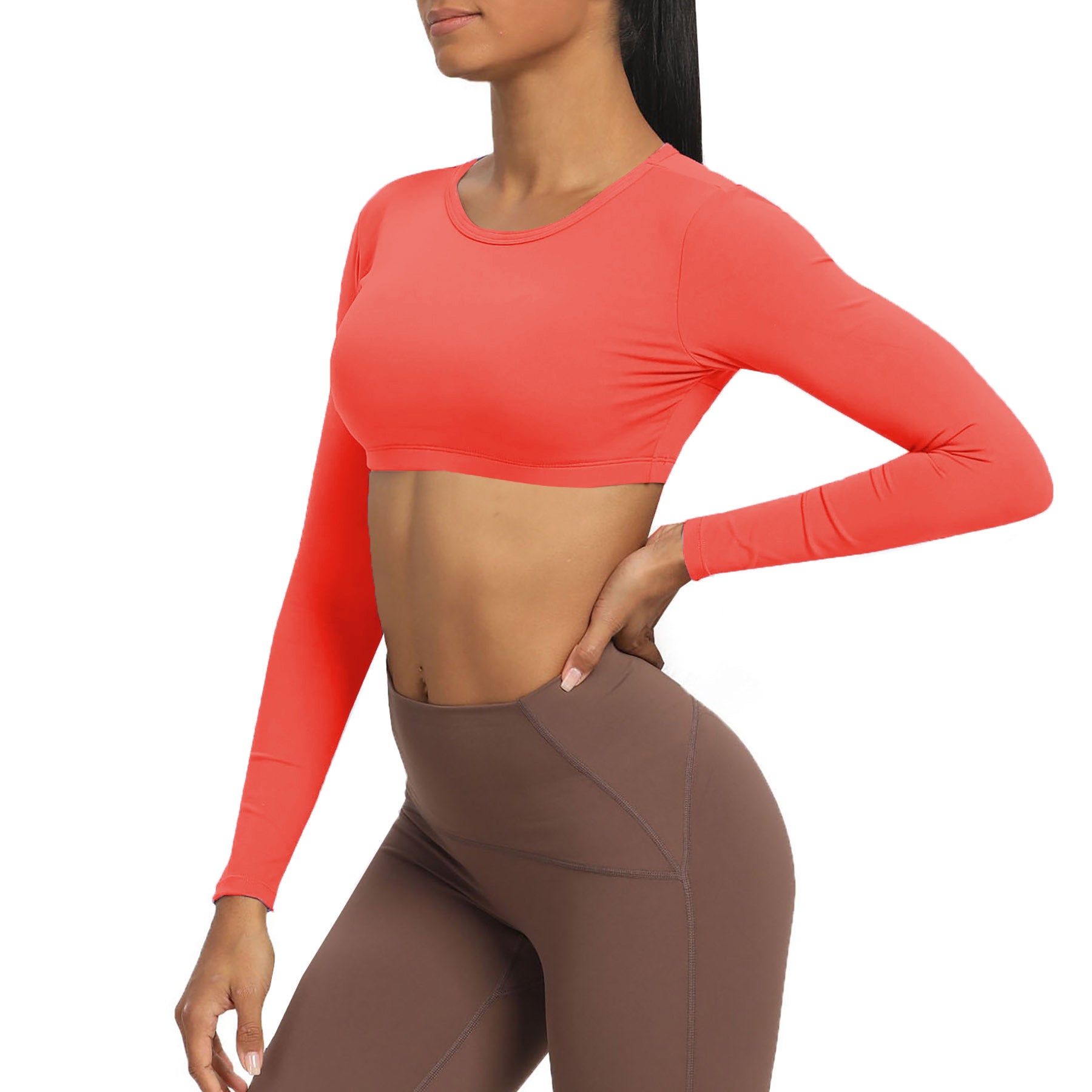 Aoxjox "Clarissa" Long Sleeve Crop