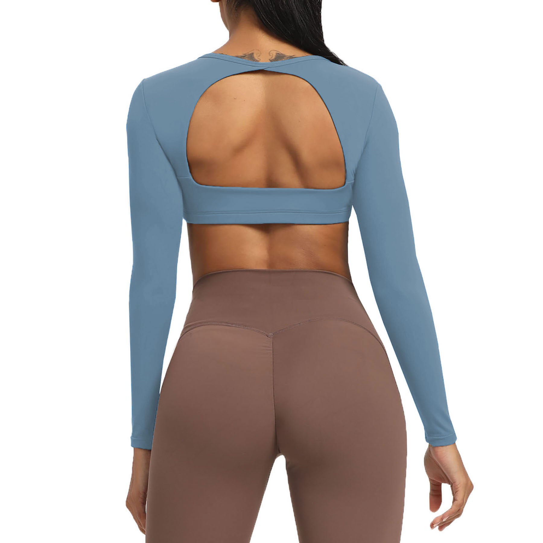 Aoxjox "Clarissa" Long Sleeve Crop (CONT'D)