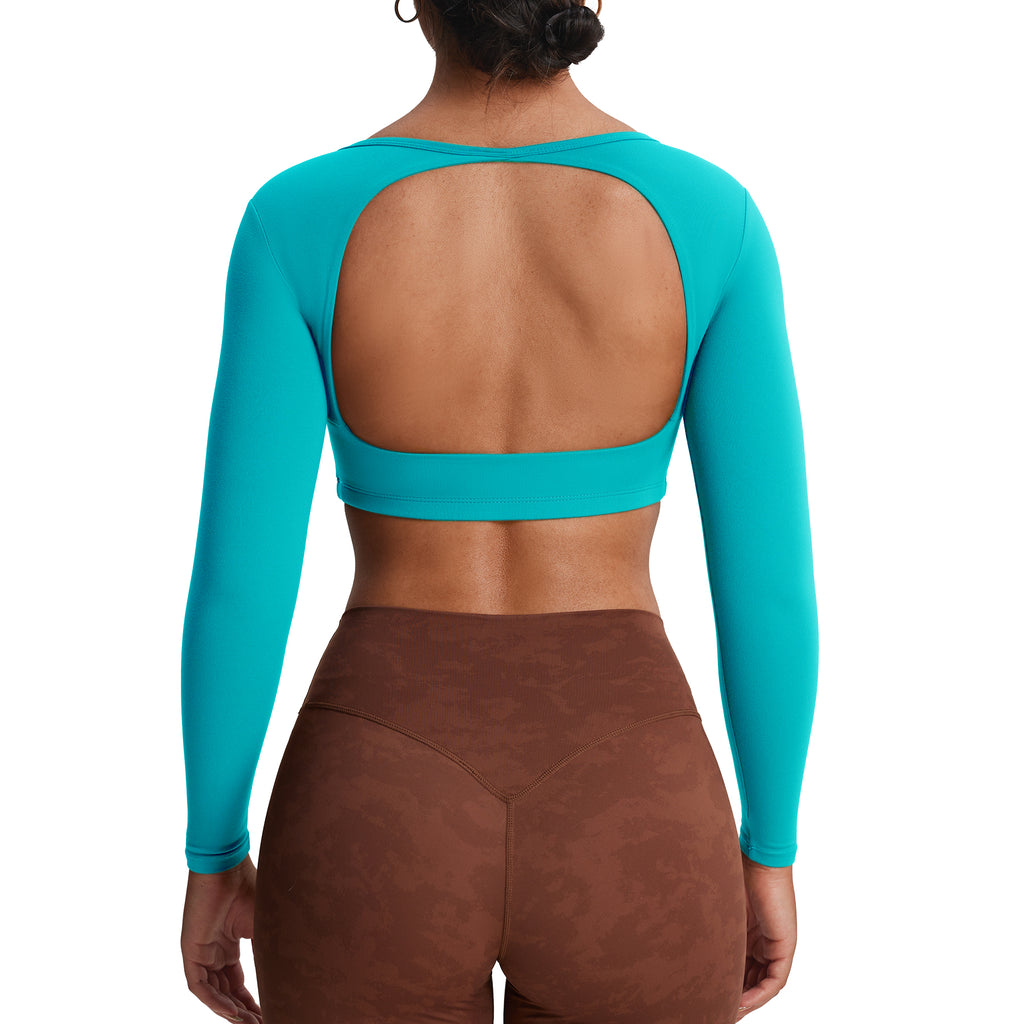 Aoxjox "Clarissa" Long Sleeve Crop