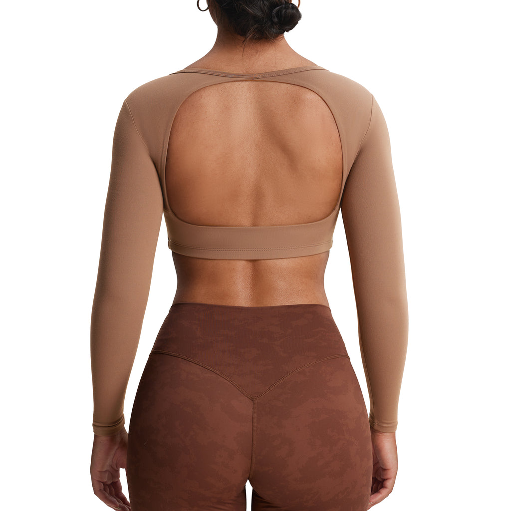 Aoxjox "Clarissa" Long Sleeve Crop (CONT'D)