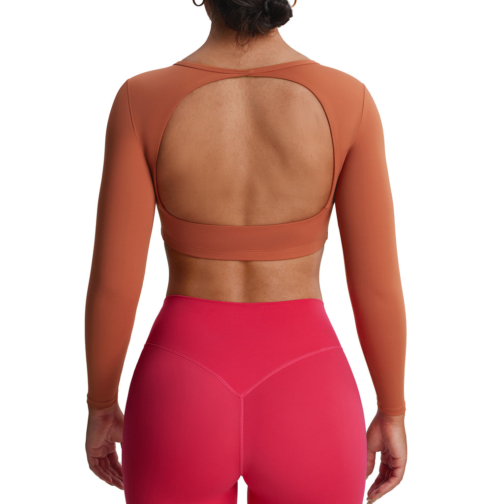 Aoxjox "Clarissa" Long Sleeve Crop (CONT'D)