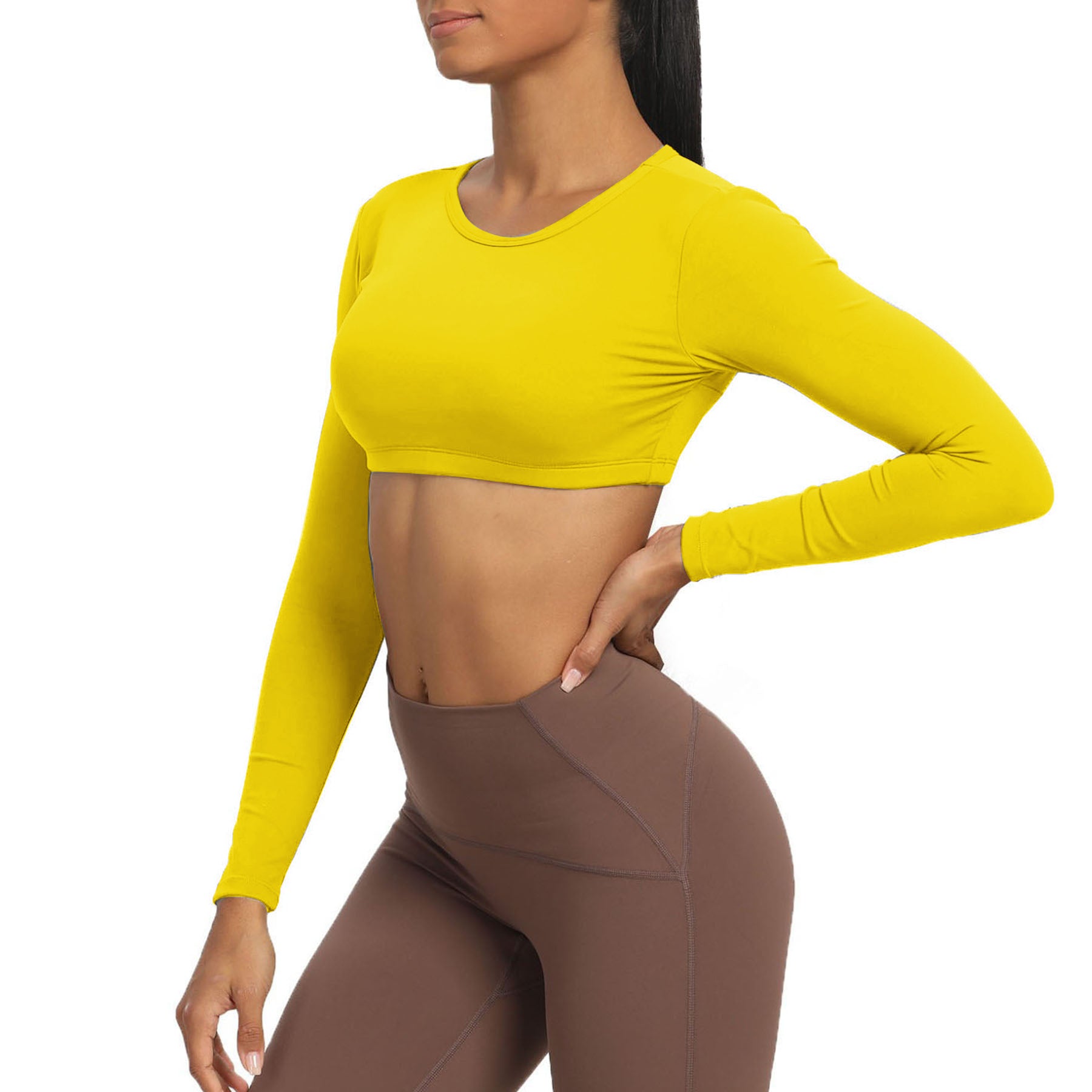 Aoxjox "Clarissa" Long Sleeve Crop