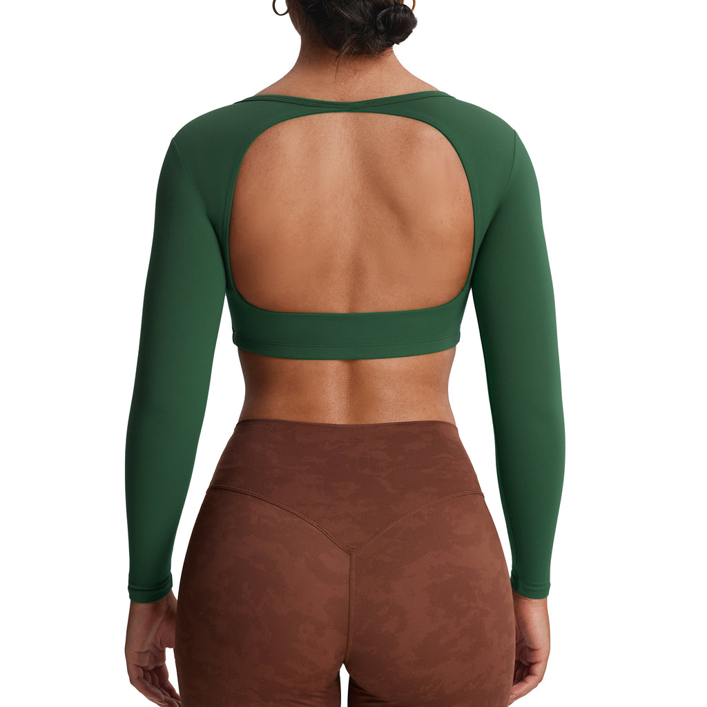 Aoxjox "Clarissa" Long Sleeve Crop