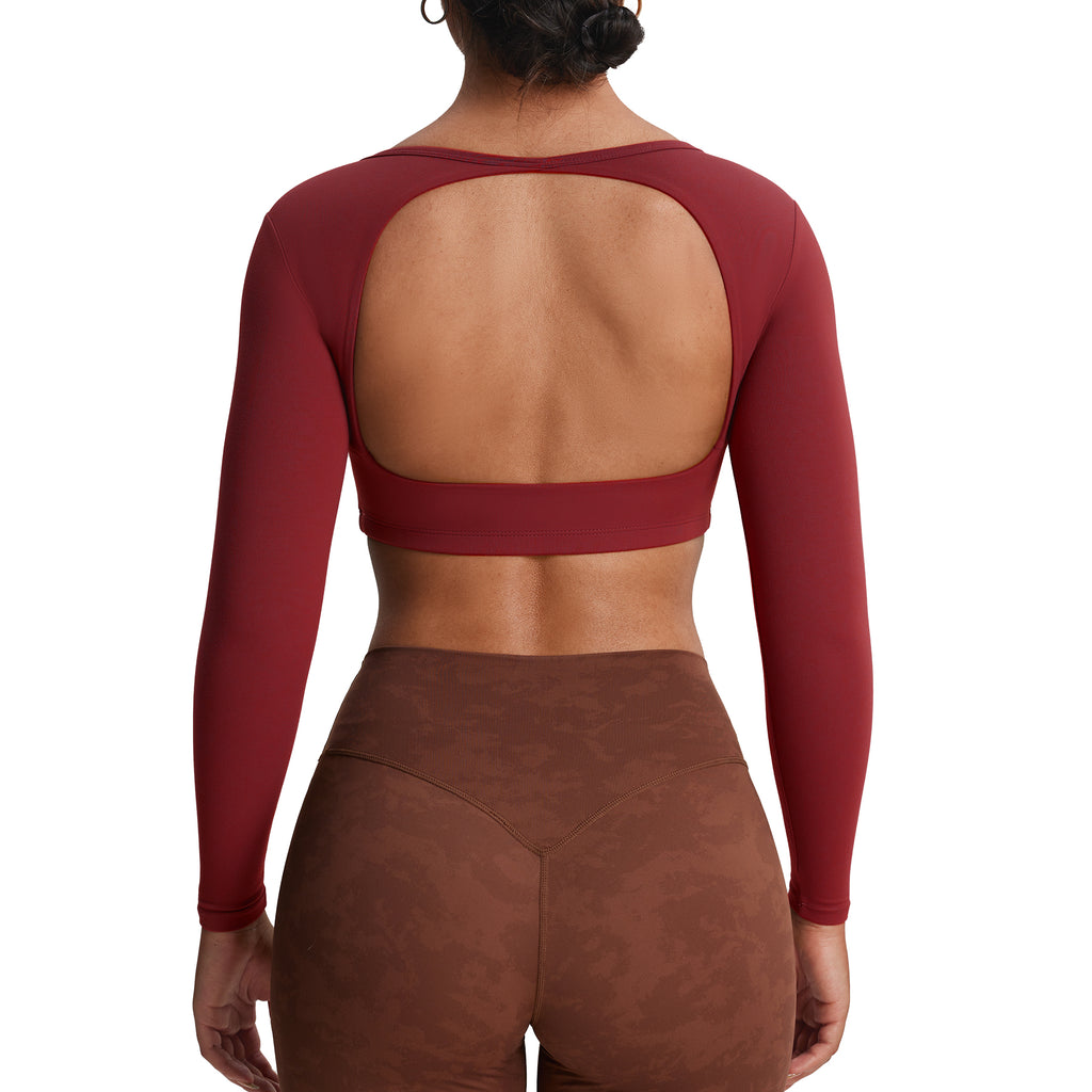 Aoxjox "Clarissa" Long Sleeve Crop (CONT'D)