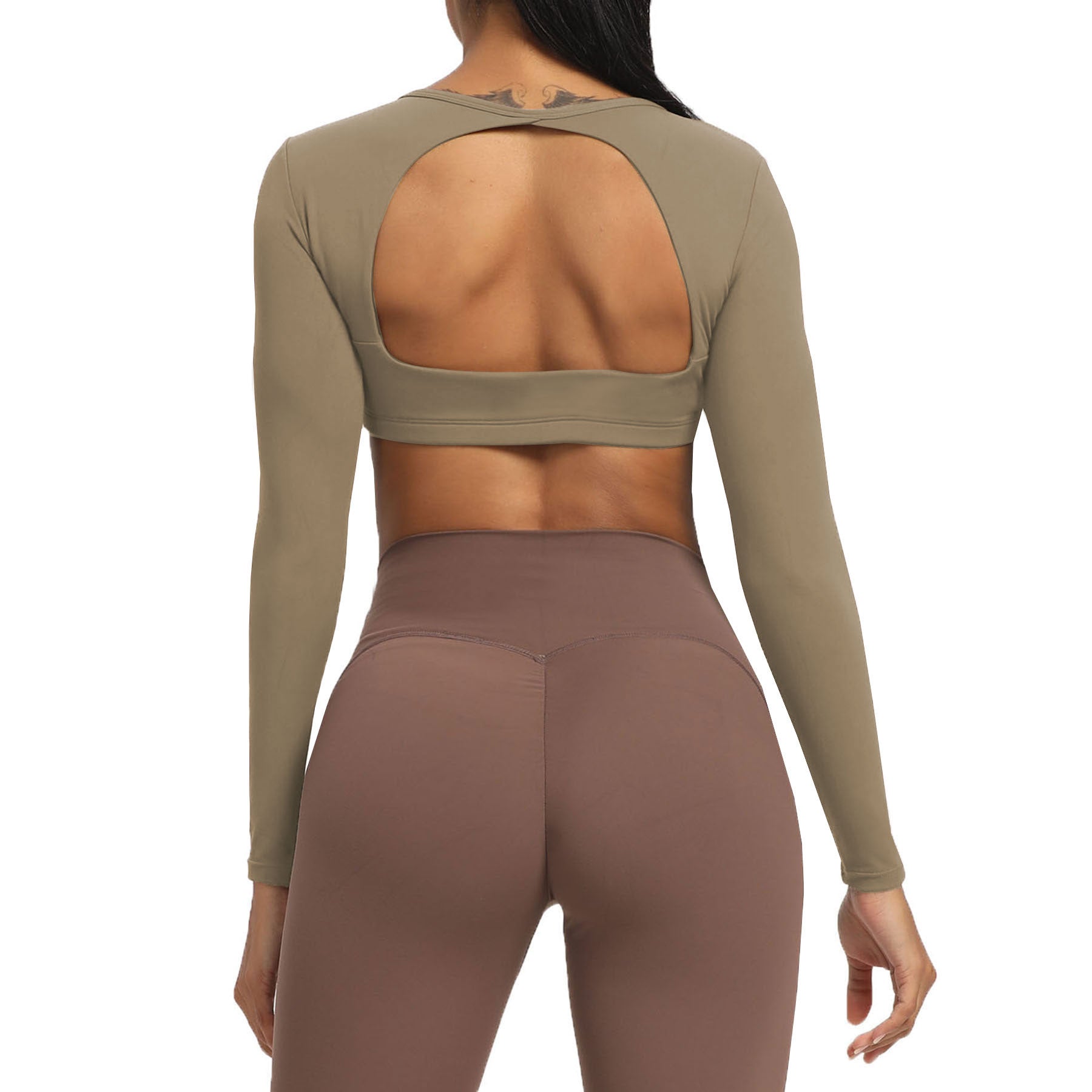 Aoxjox "Clarissa" Long Sleeve Crop