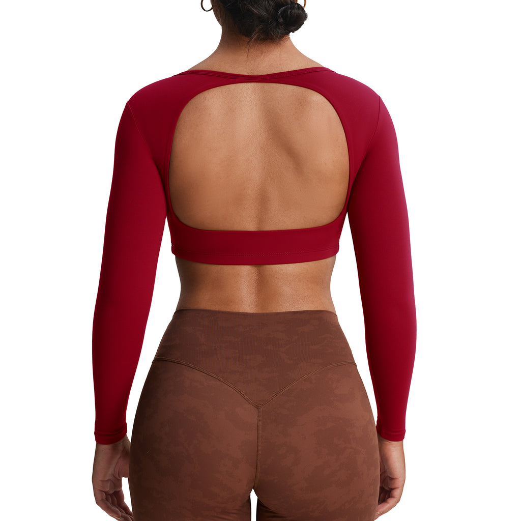 Aoxjox "Clarissa" Long Sleeve Crop