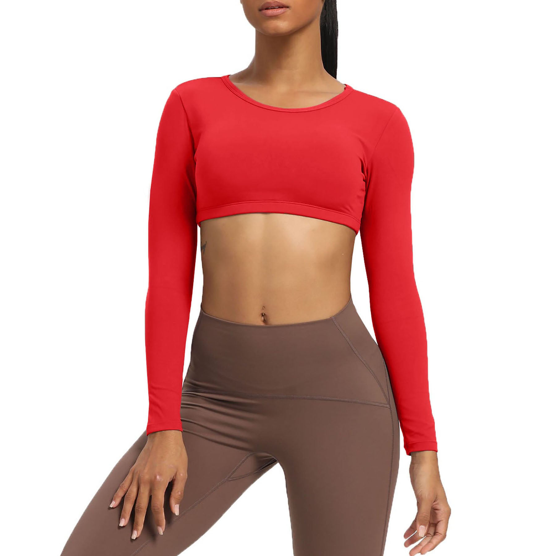 Aoxjox "Clarissa" Long Sleeve Crop