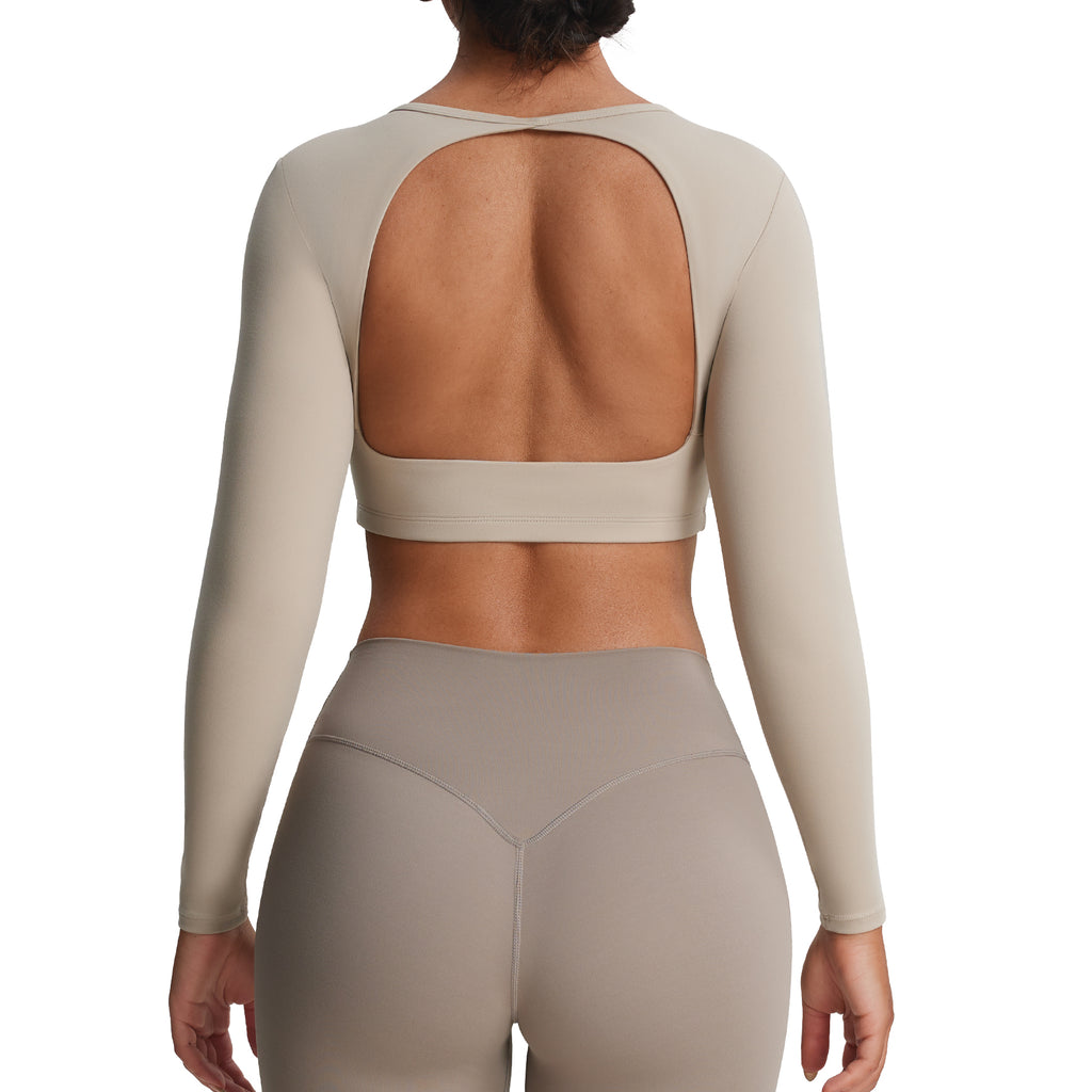 Aoxjox "Clarissa" Long Sleeve Crop (CONT'D)