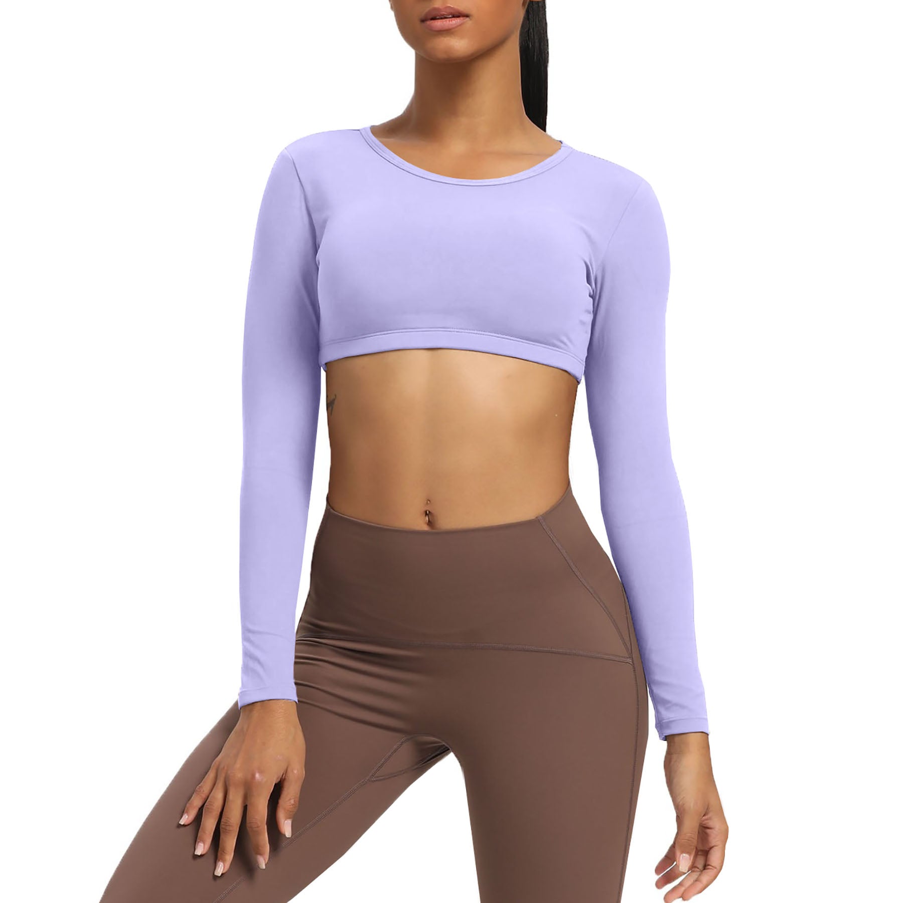 Aoxjox "Clarissa" Long Sleeve Crop