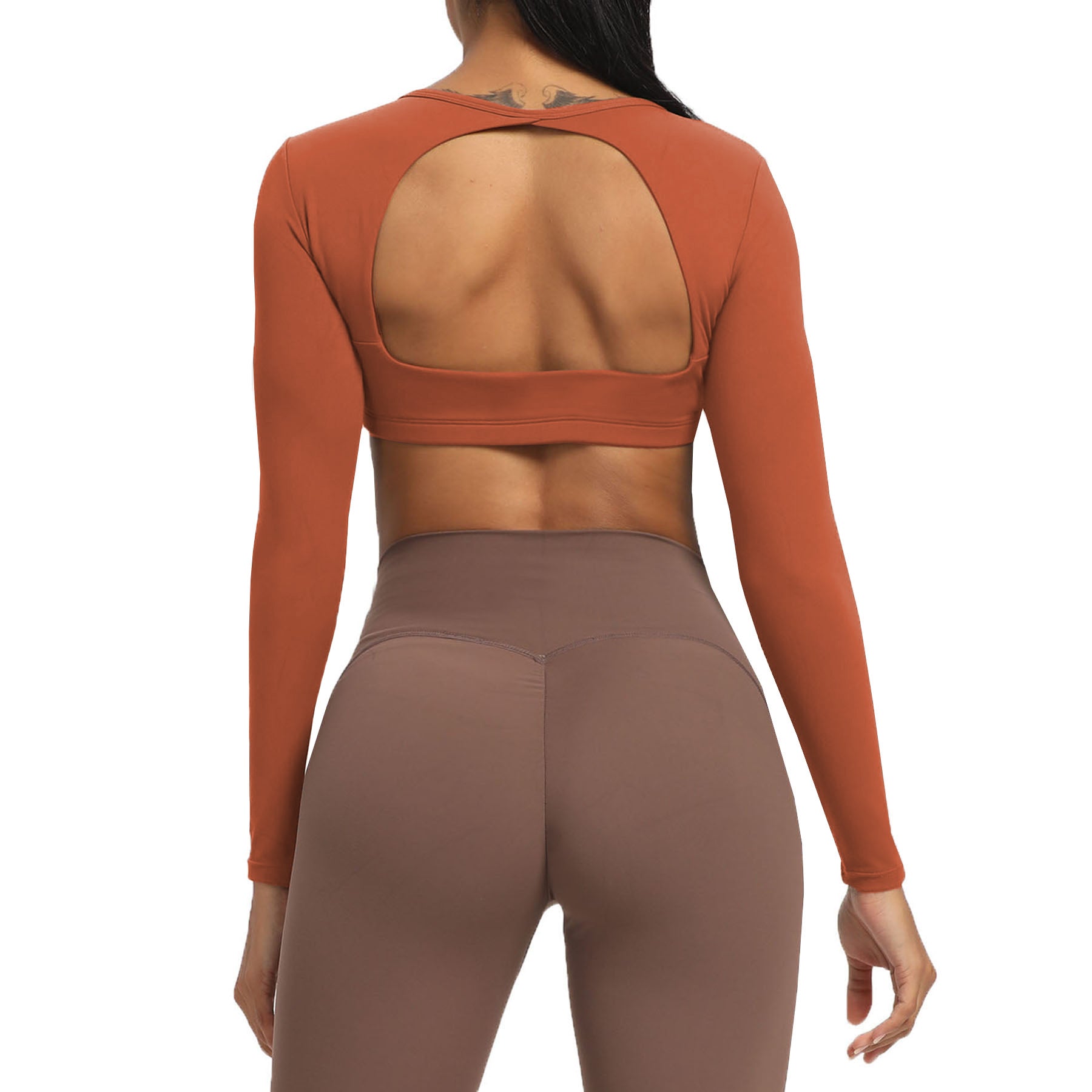 Aoxjox "Clarissa" Long Sleeve Crop (CONT'D)