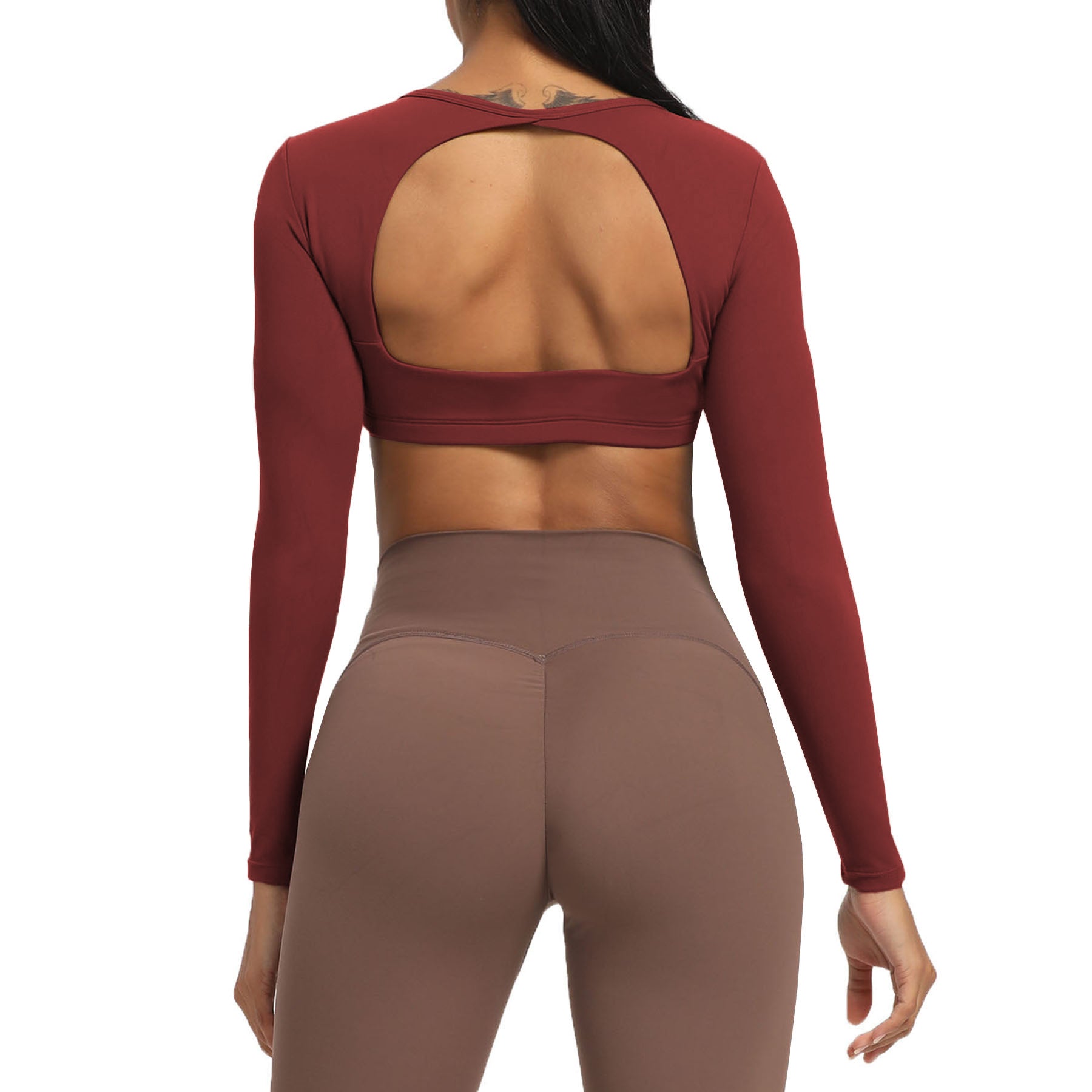 Aoxjox "Clarissa" Long Sleeve Crop (CONT'D)