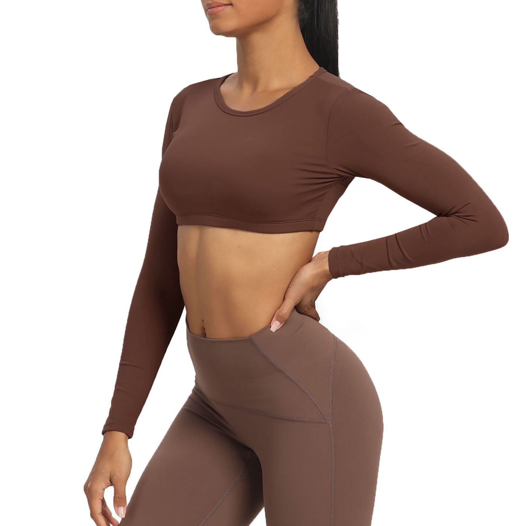 Aoxjox "Clarissa" Long Sleeve Crop