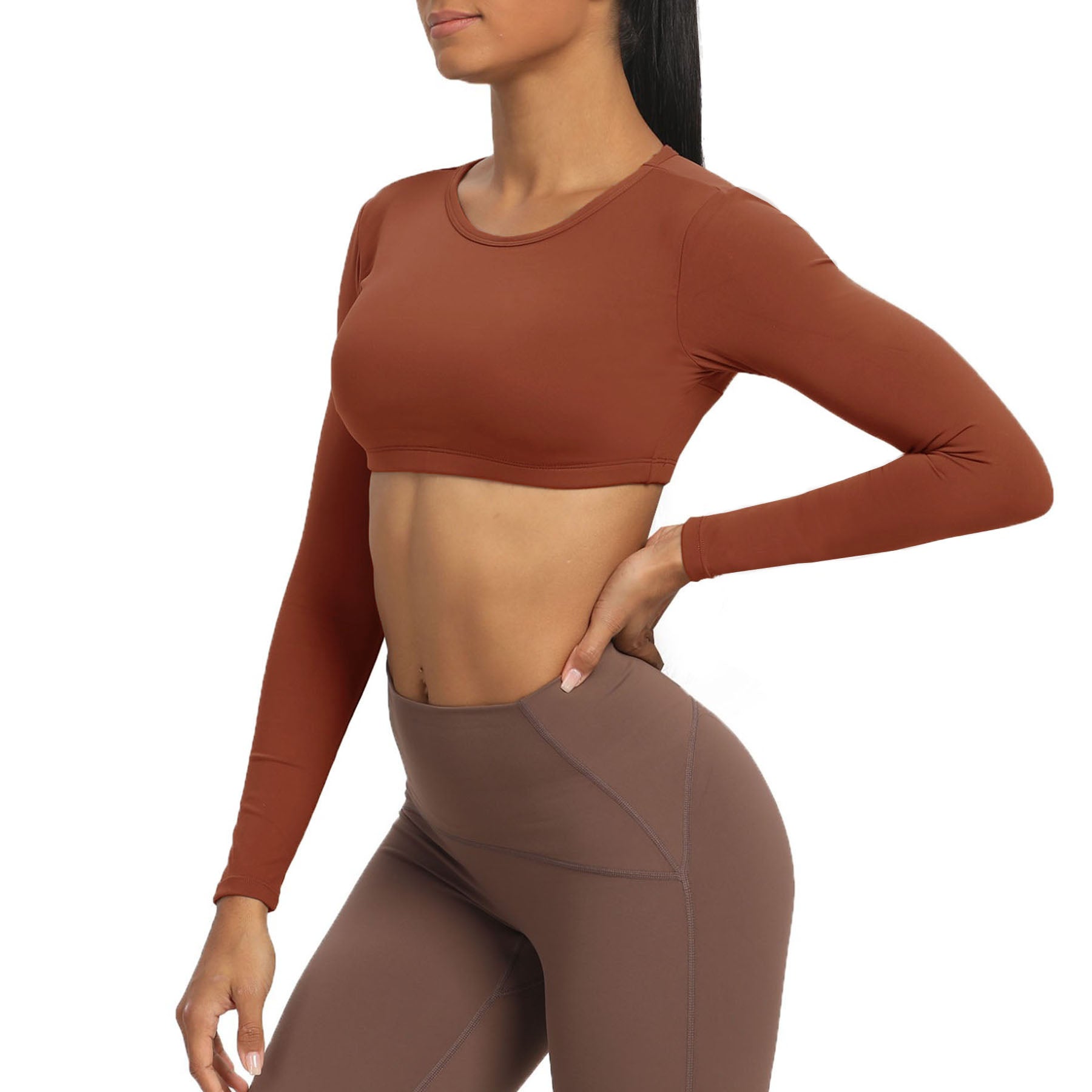 Aoxjox "Clarissa" Long Sleeve Crop