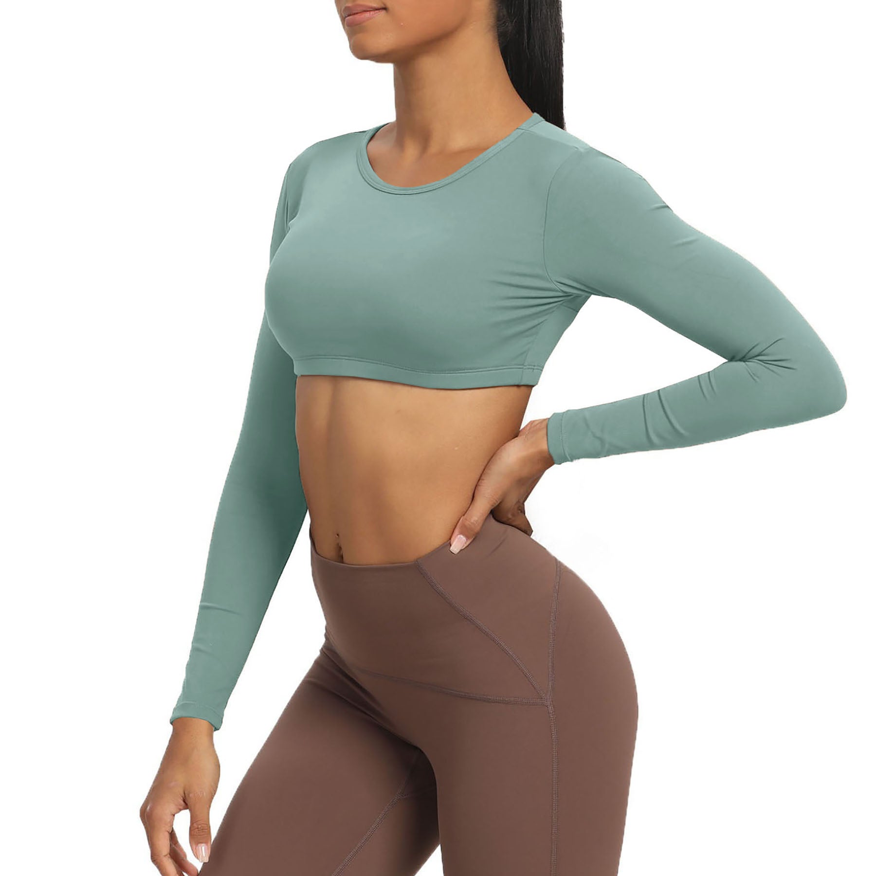 Aoxjox "Clarissa" Long Sleeve Crop
