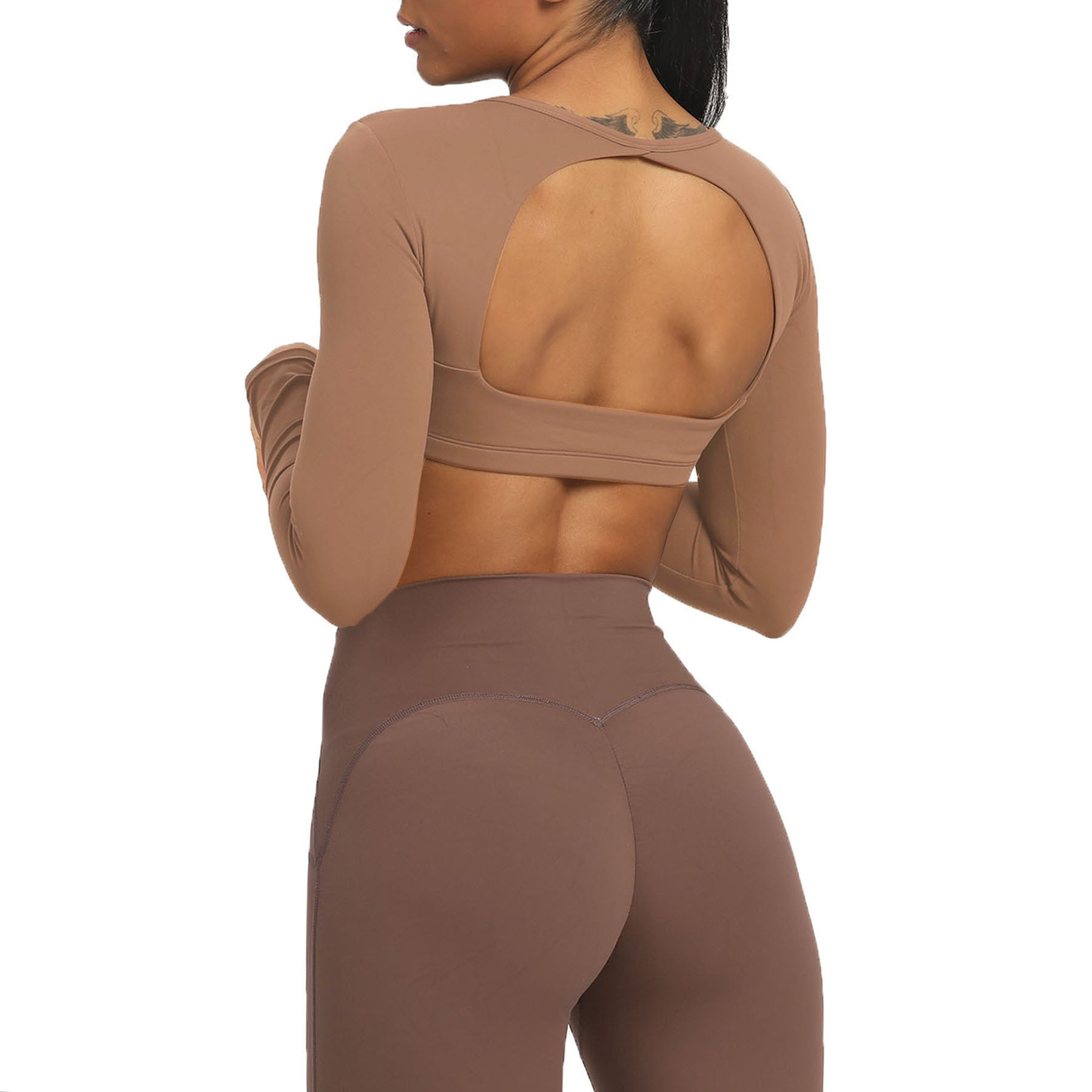 Aoxjox "Clarissa" Long Sleeve Crop (CONT'D)