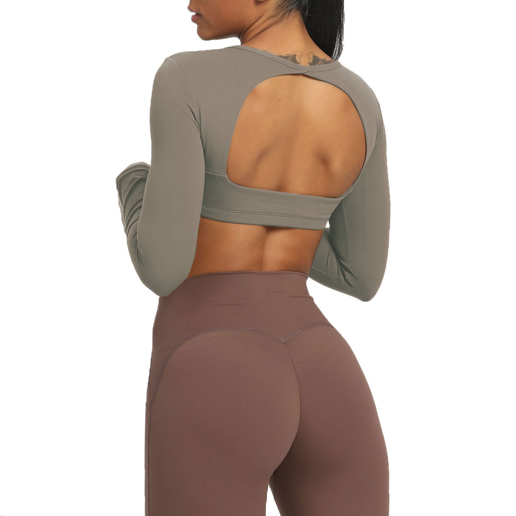 Aoxjox "Clarissa" Long Sleeve Crop