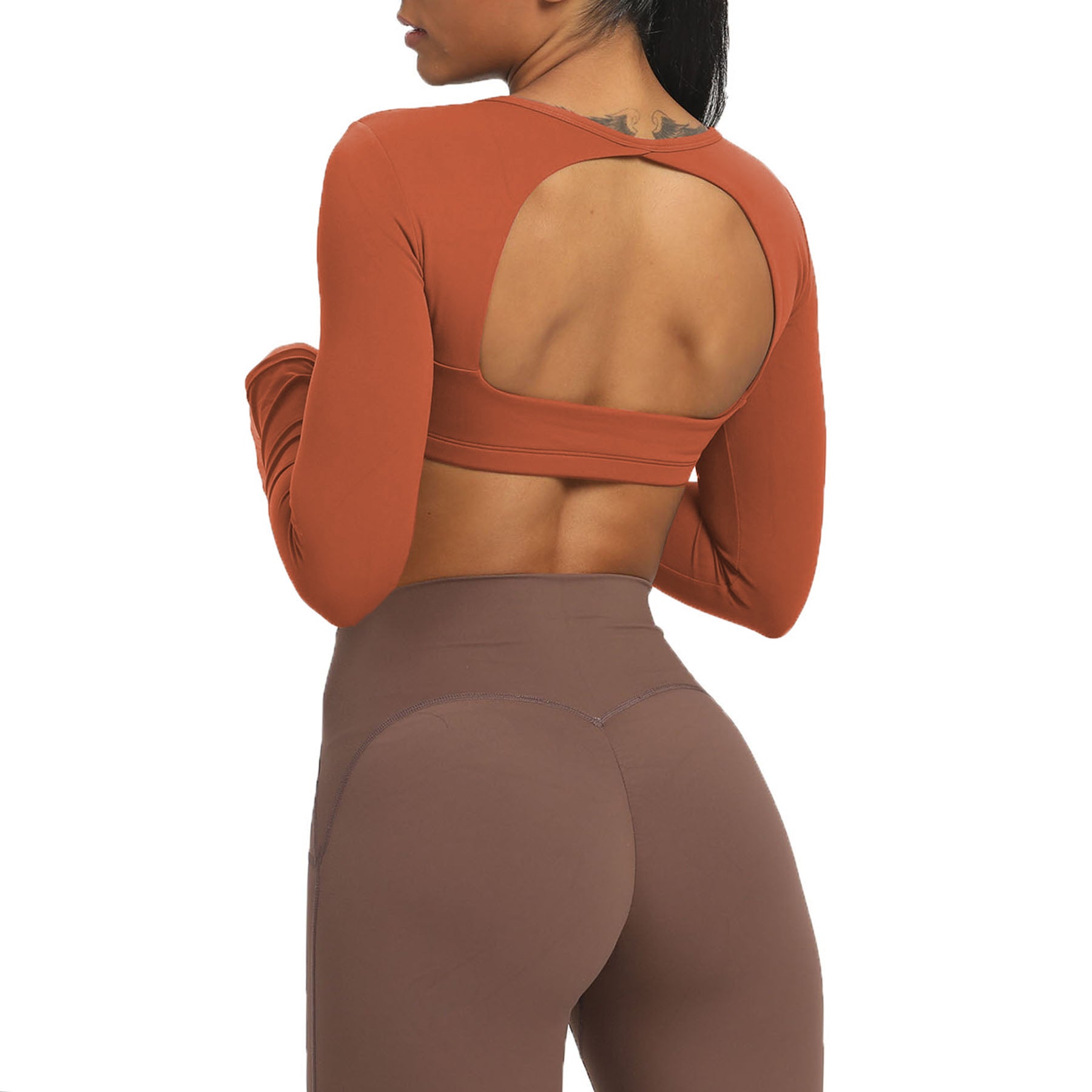 Aoxjox "Clarissa" Long Sleeve Crop (CONT'D)