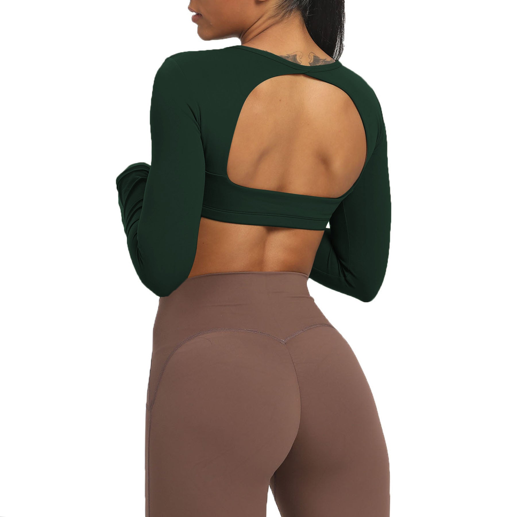 Aoxjox "Clarissa" Long Sleeve Crop (CONT'D)