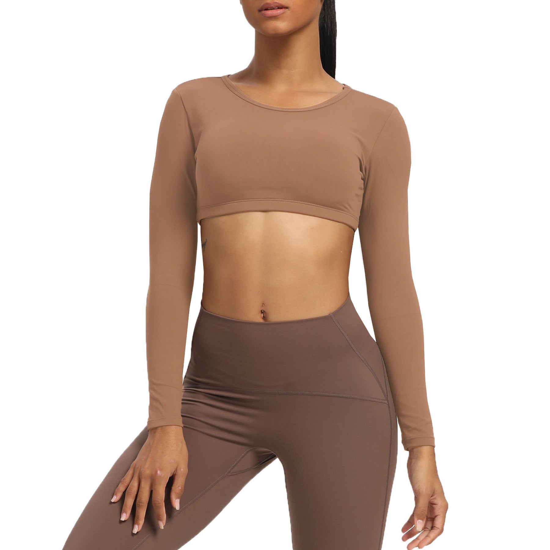 Aoxjox "Clarissa" Long Sleeve Crop (CONT'D)