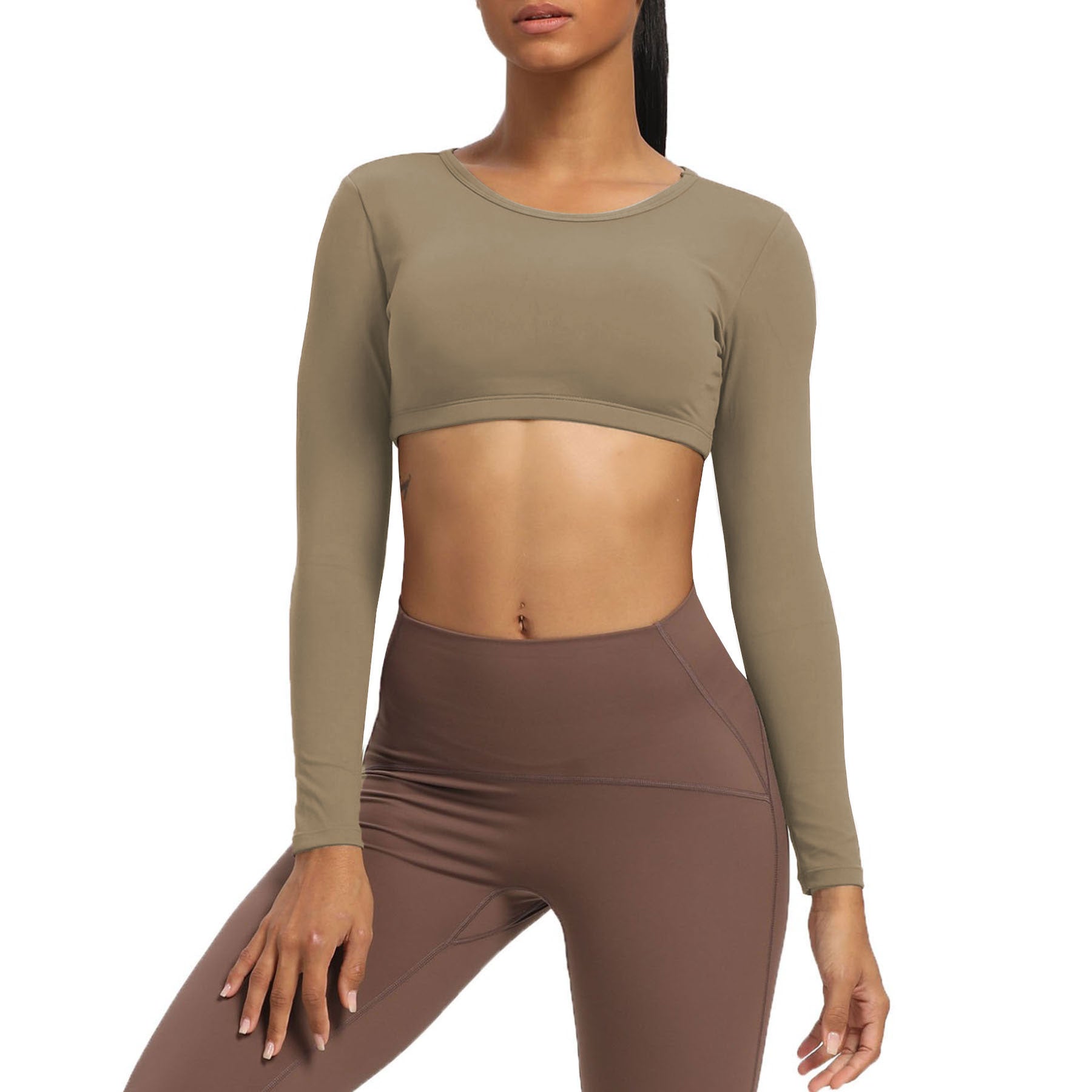 Aoxjox "Clarissa" Long Sleeve Crop