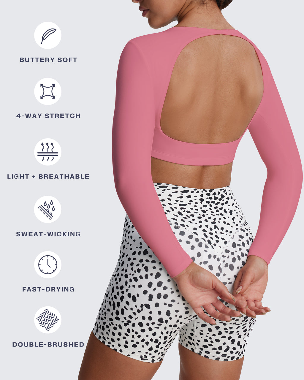 Aoxjox "Clarissa" Long Sleeve Crop