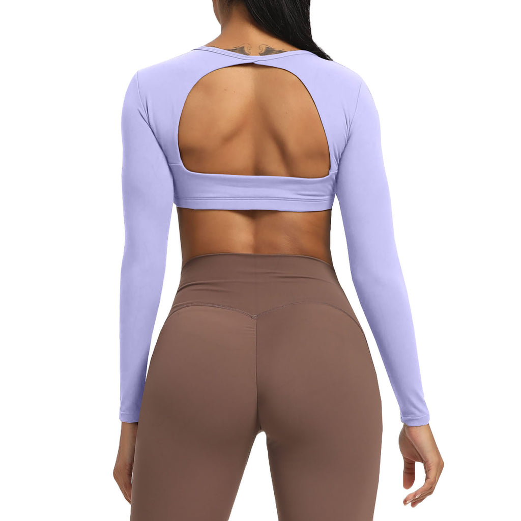 Aoxjox "Clarissa" Long Sleeve Crop