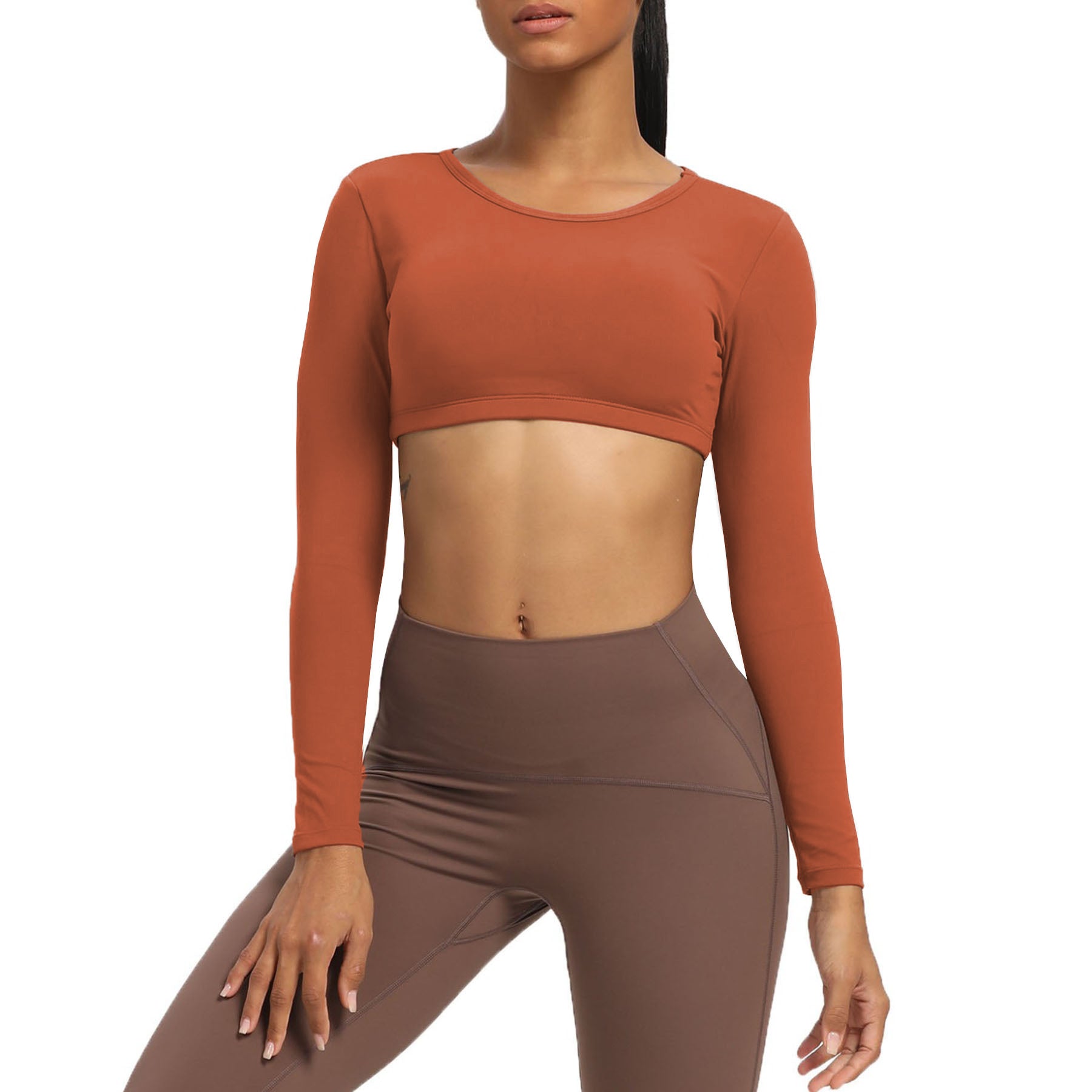 Aoxjox "Clarissa" Long Sleeve Crop (CONT'D)