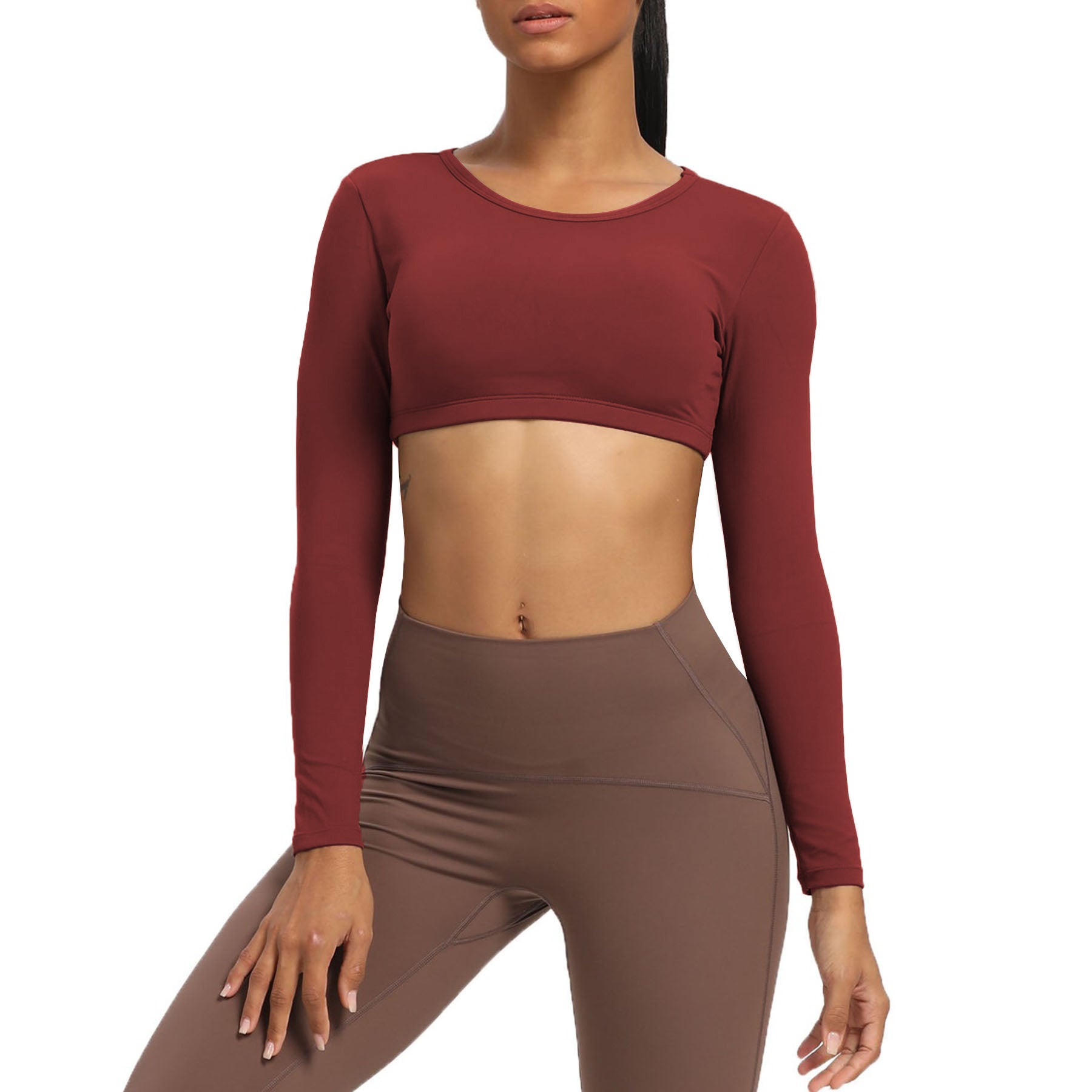 Aoxjox "Clarissa" Long Sleeve Crop (CONT'D)