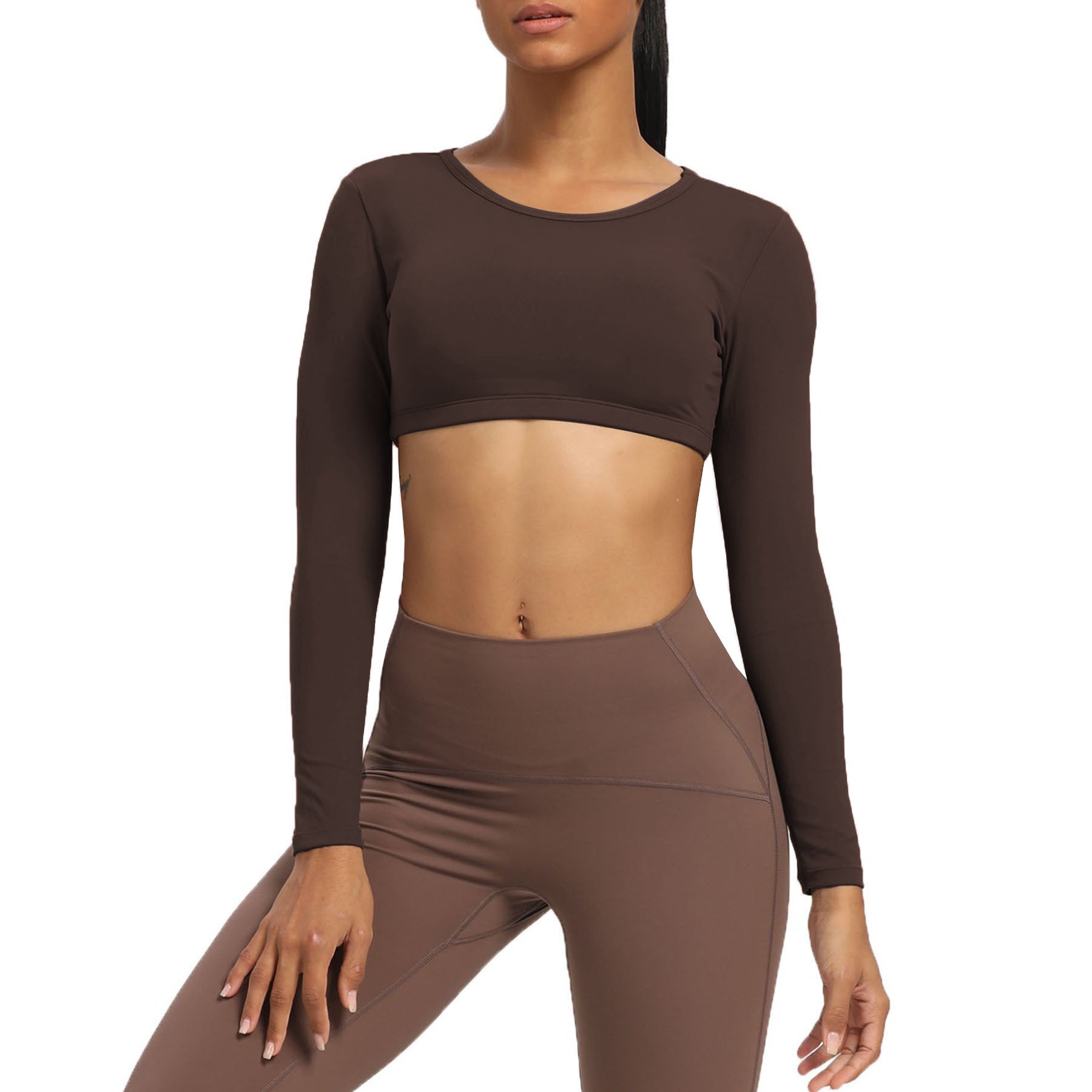 Aoxjox "Clarissa" Long Sleeve Crop (CONT'D)