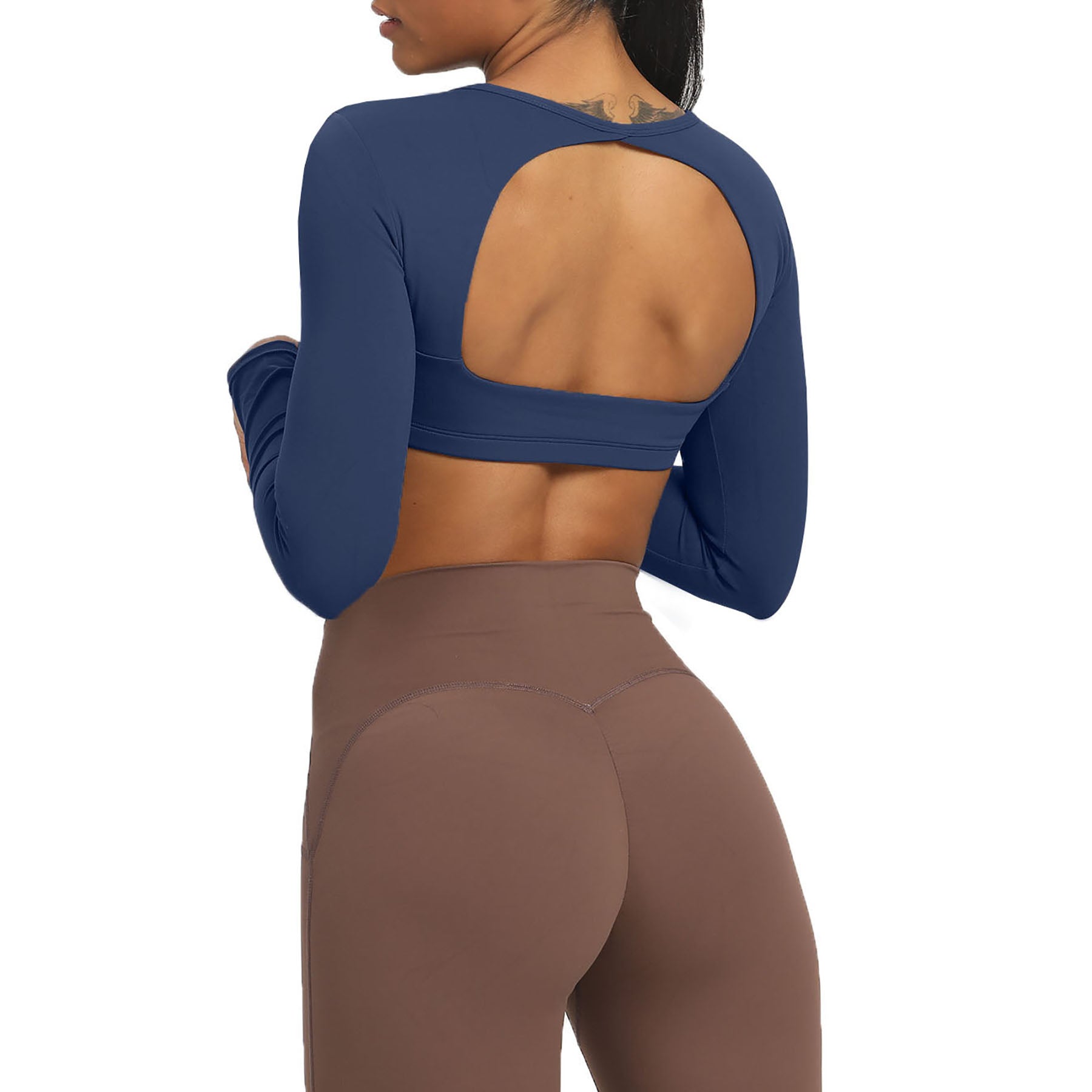 Aoxjox "Clarissa" Long Sleeve Crop