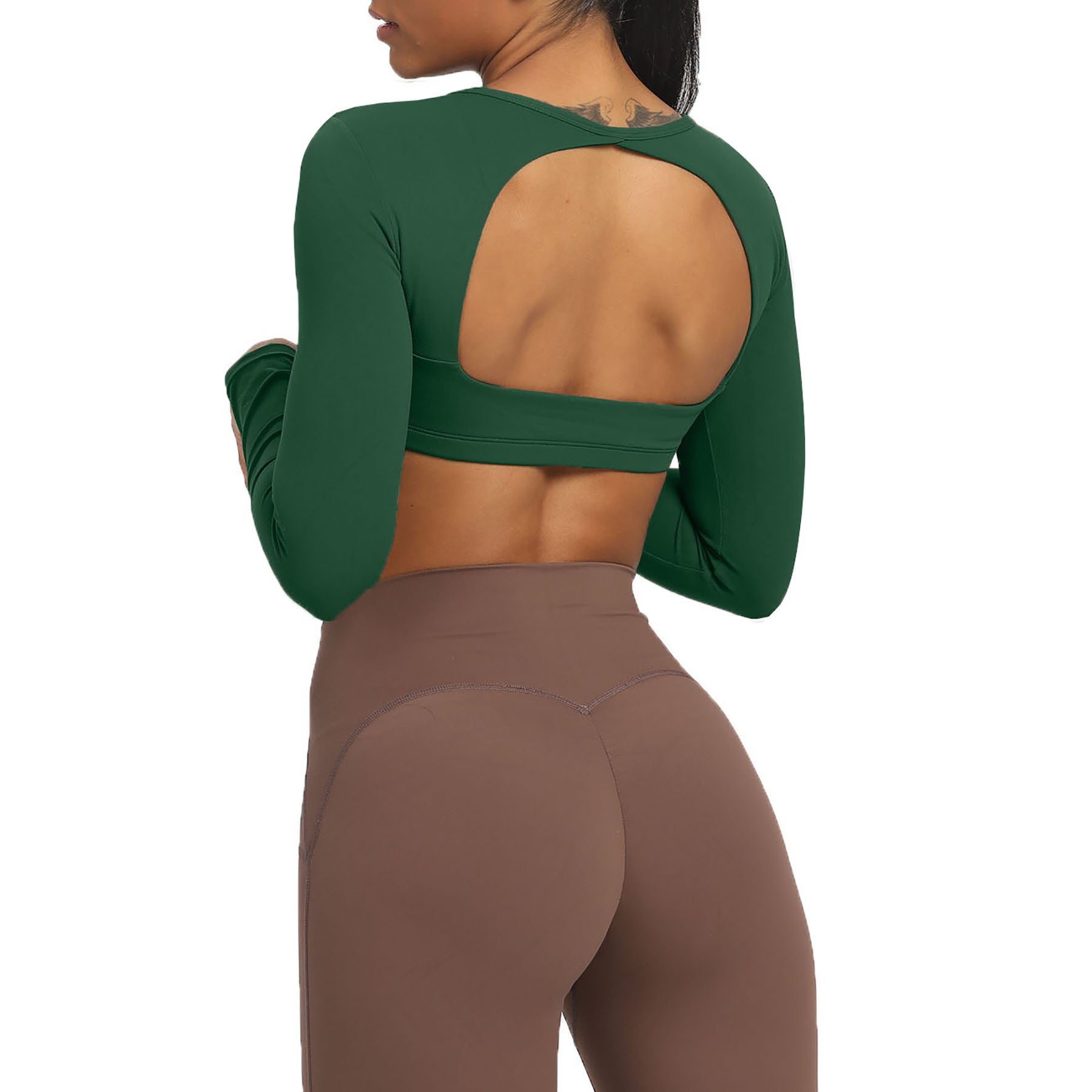 Aoxjox "Clarissa" Long Sleeve Crop