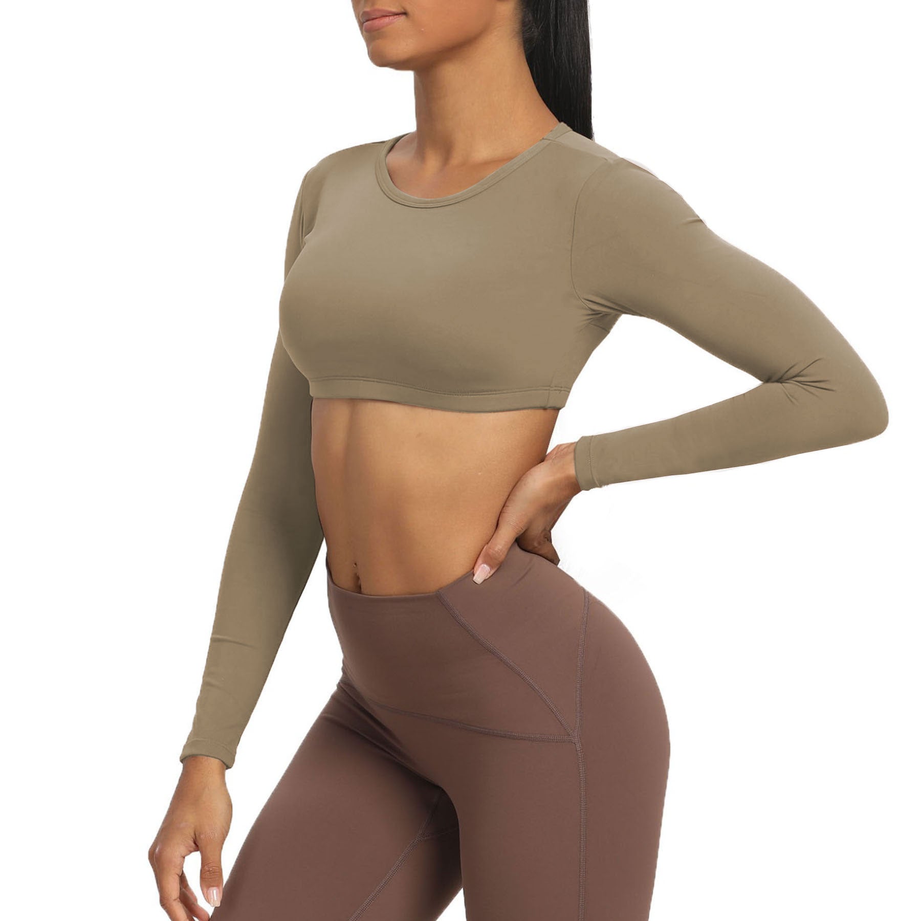 Aoxjox "Clarissa" Long Sleeve Crop