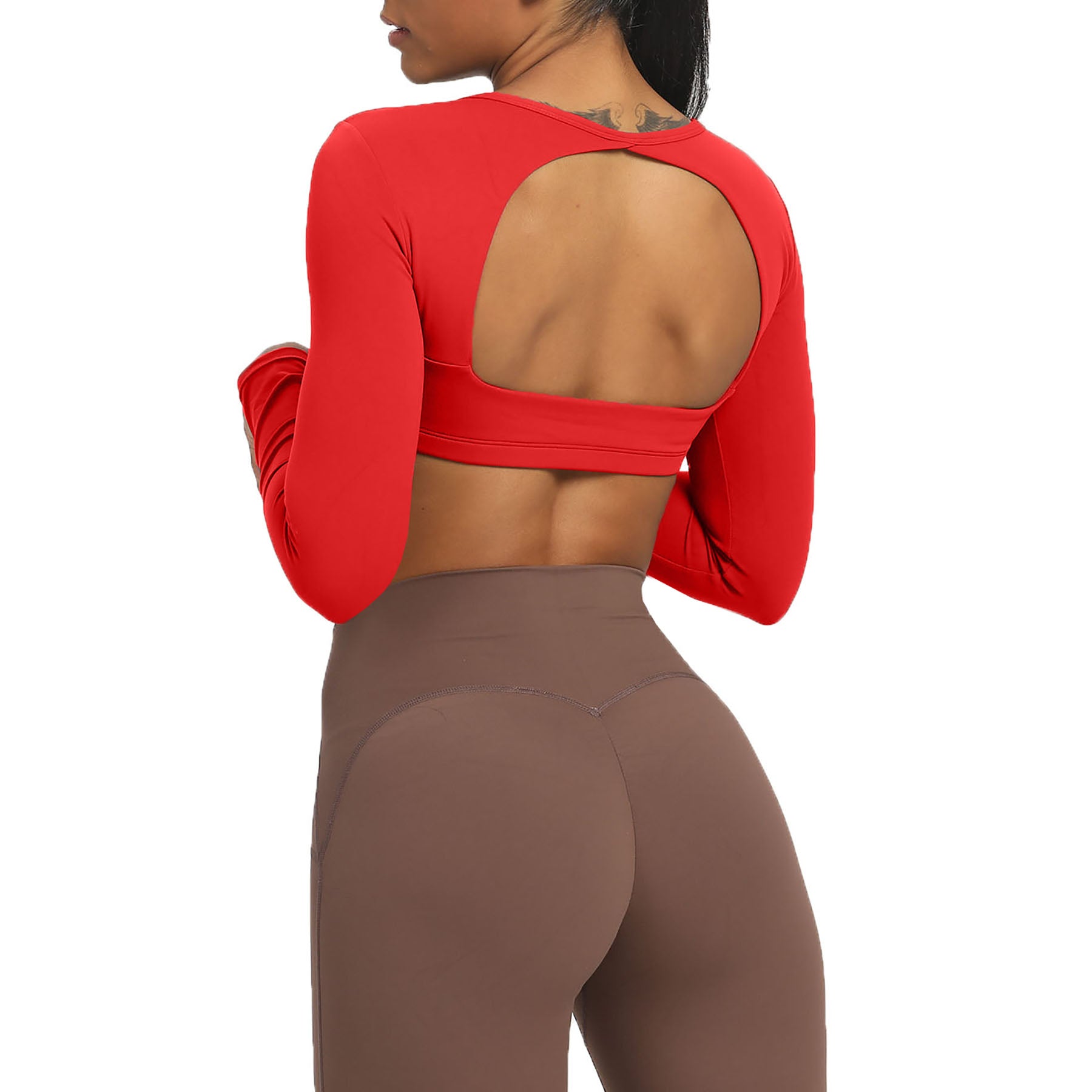 Aoxjox "Clarissa" Long Sleeve Crop