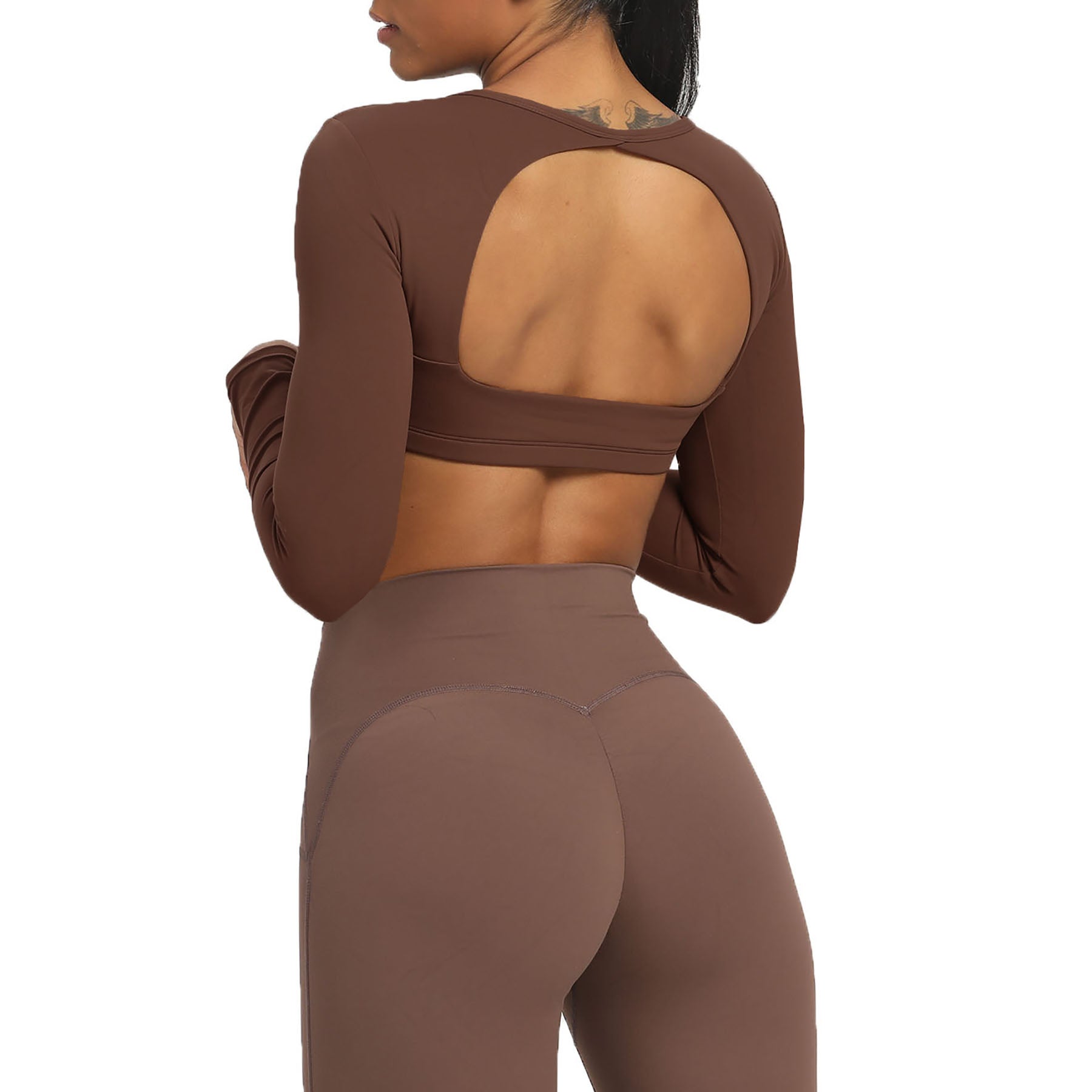 Aoxjox "Clarissa" Long Sleeve Crop