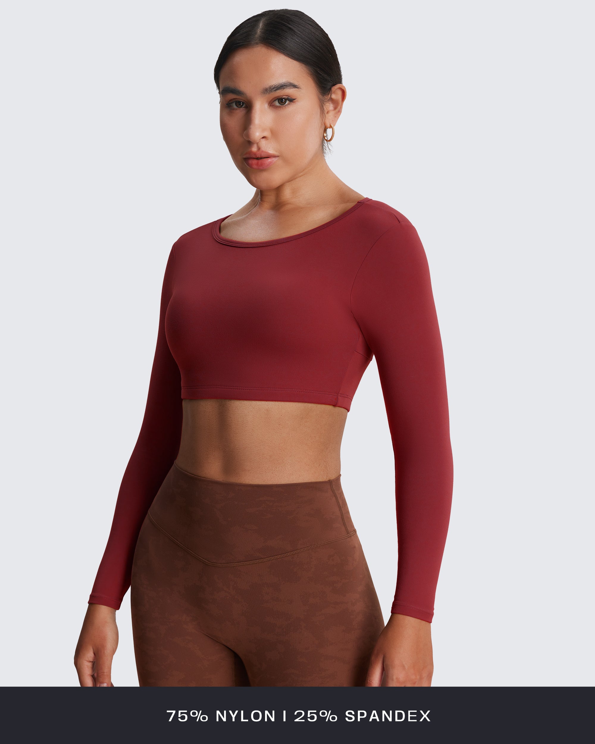 Aoxjox "Clarissa" Long Sleeve Crop (CONT'D)