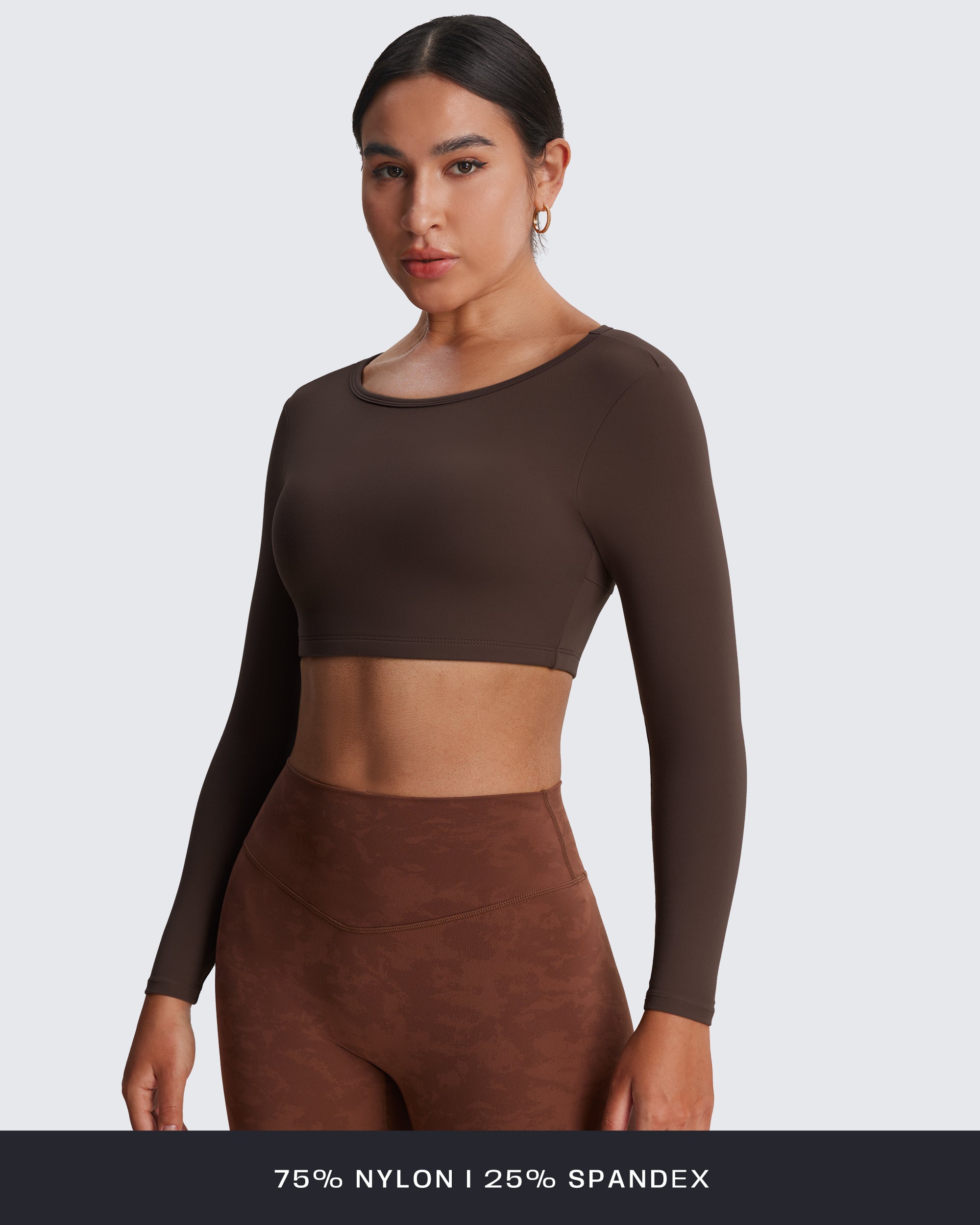 Aoxjox "Clarissa" Long Sleeve Crop (CONT'D)