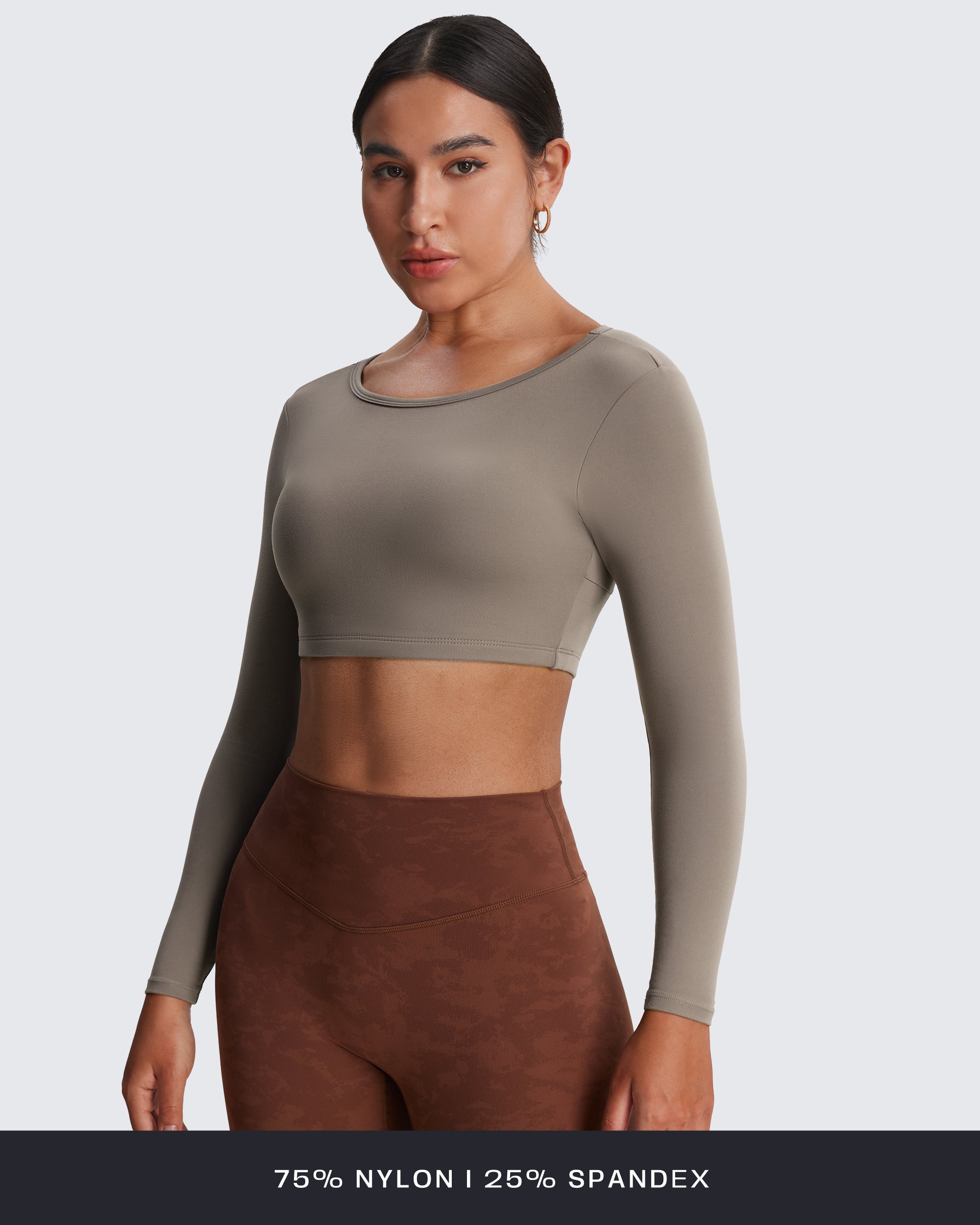 Aoxjox "Clarissa" Long Sleeve Crop
