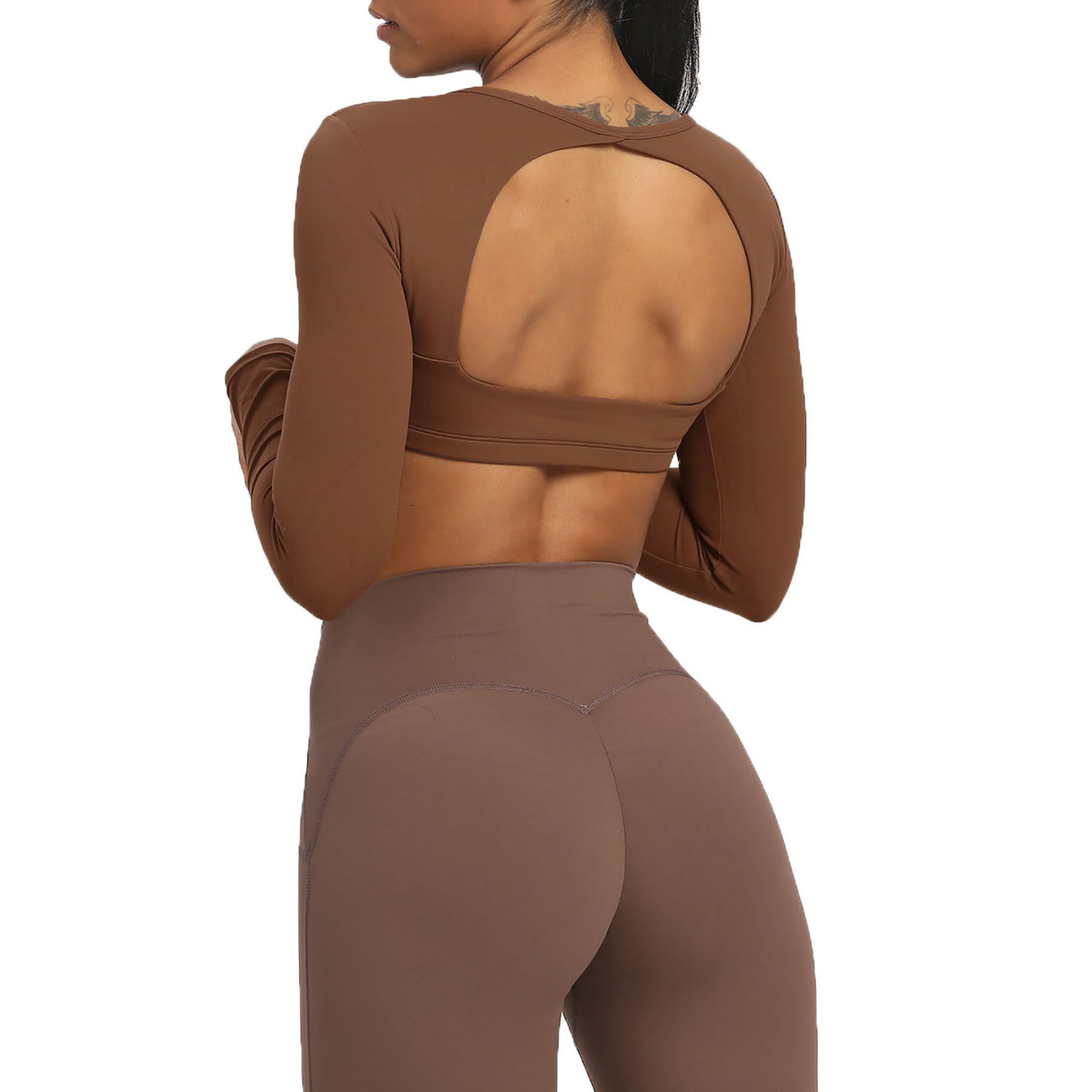Aoxjox "Clarissa" Long Sleeve Crop