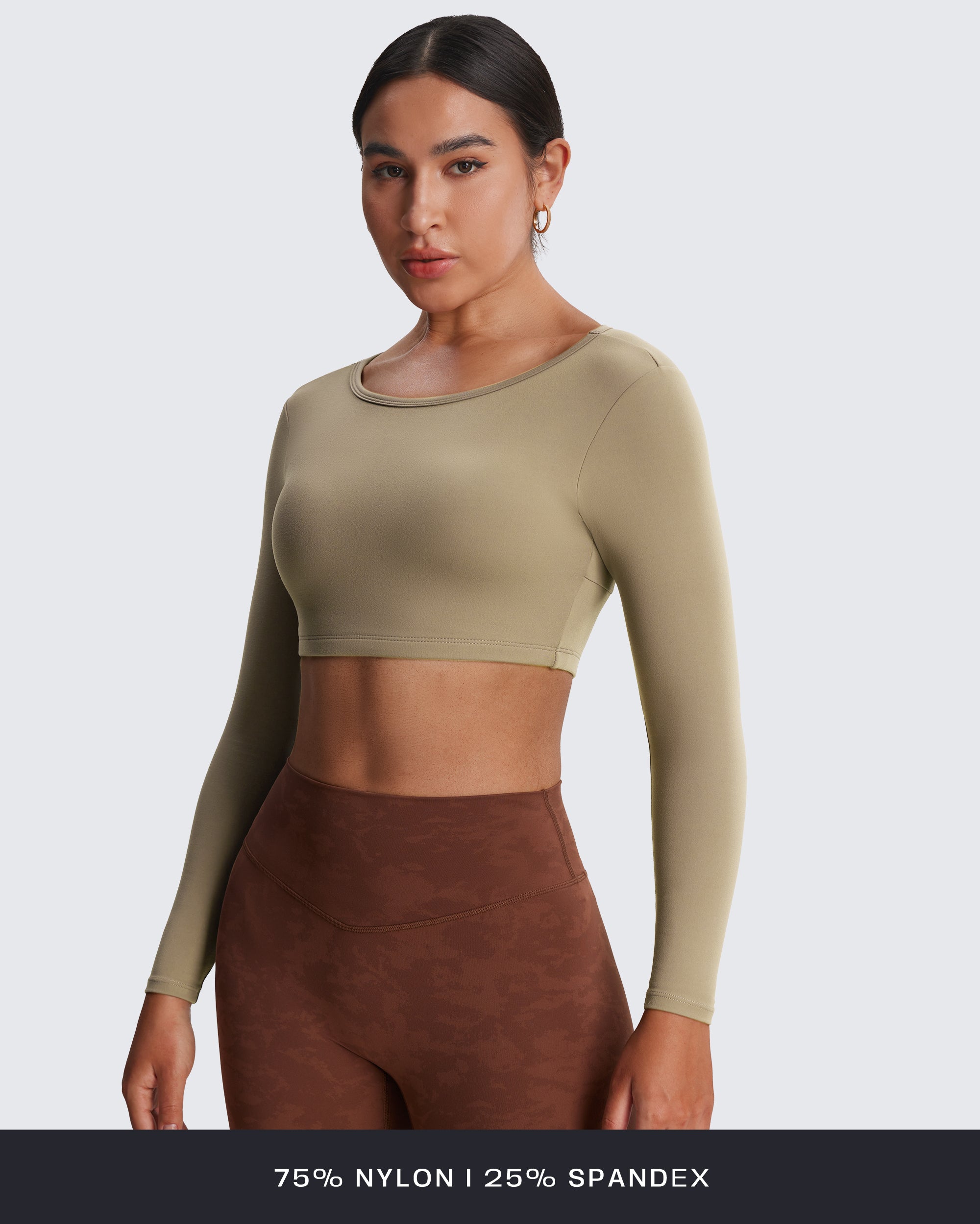 Aoxjox "Clarissa" Long Sleeve Crop