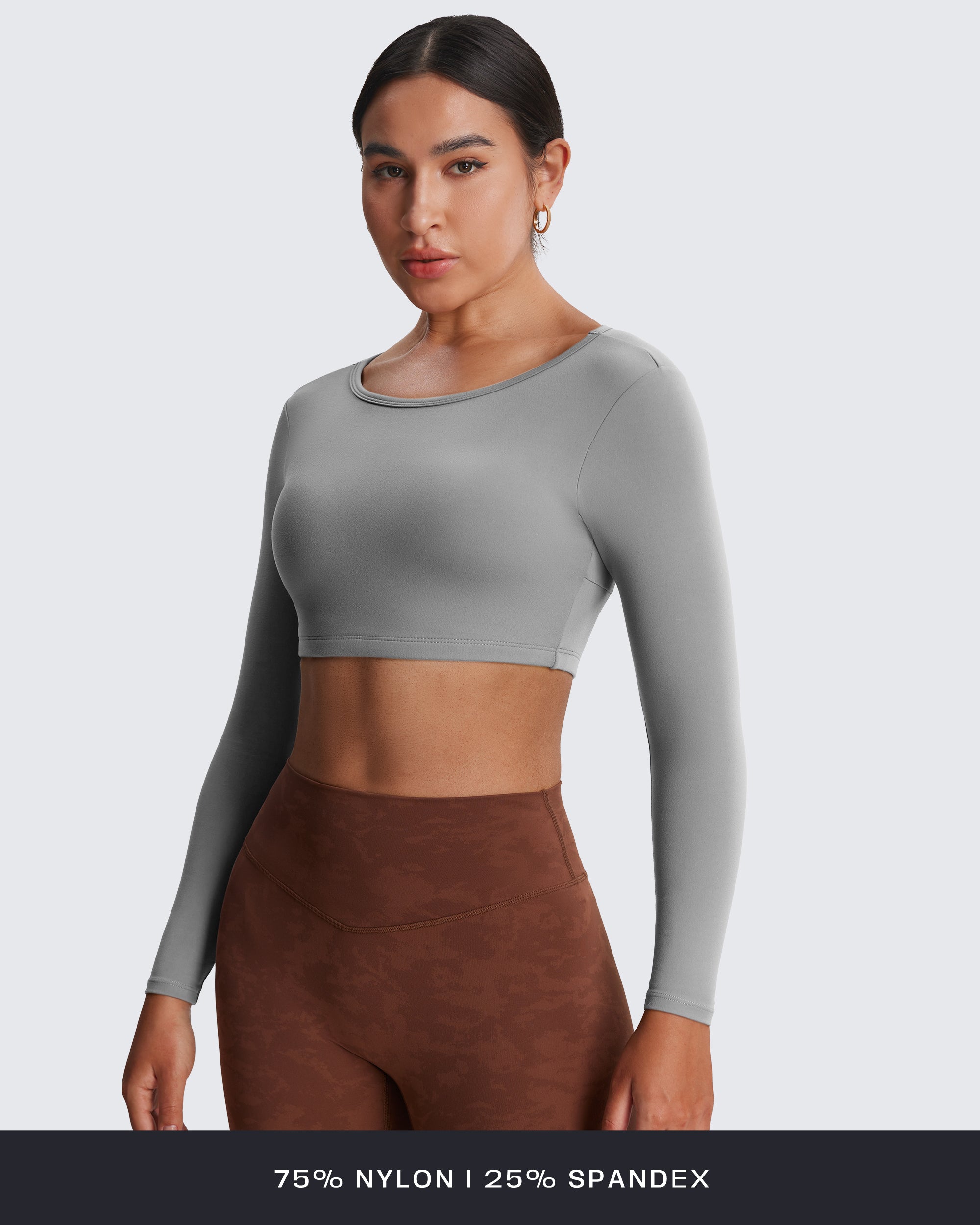 Aoxjox "Clarissa" Long Sleeve Crop