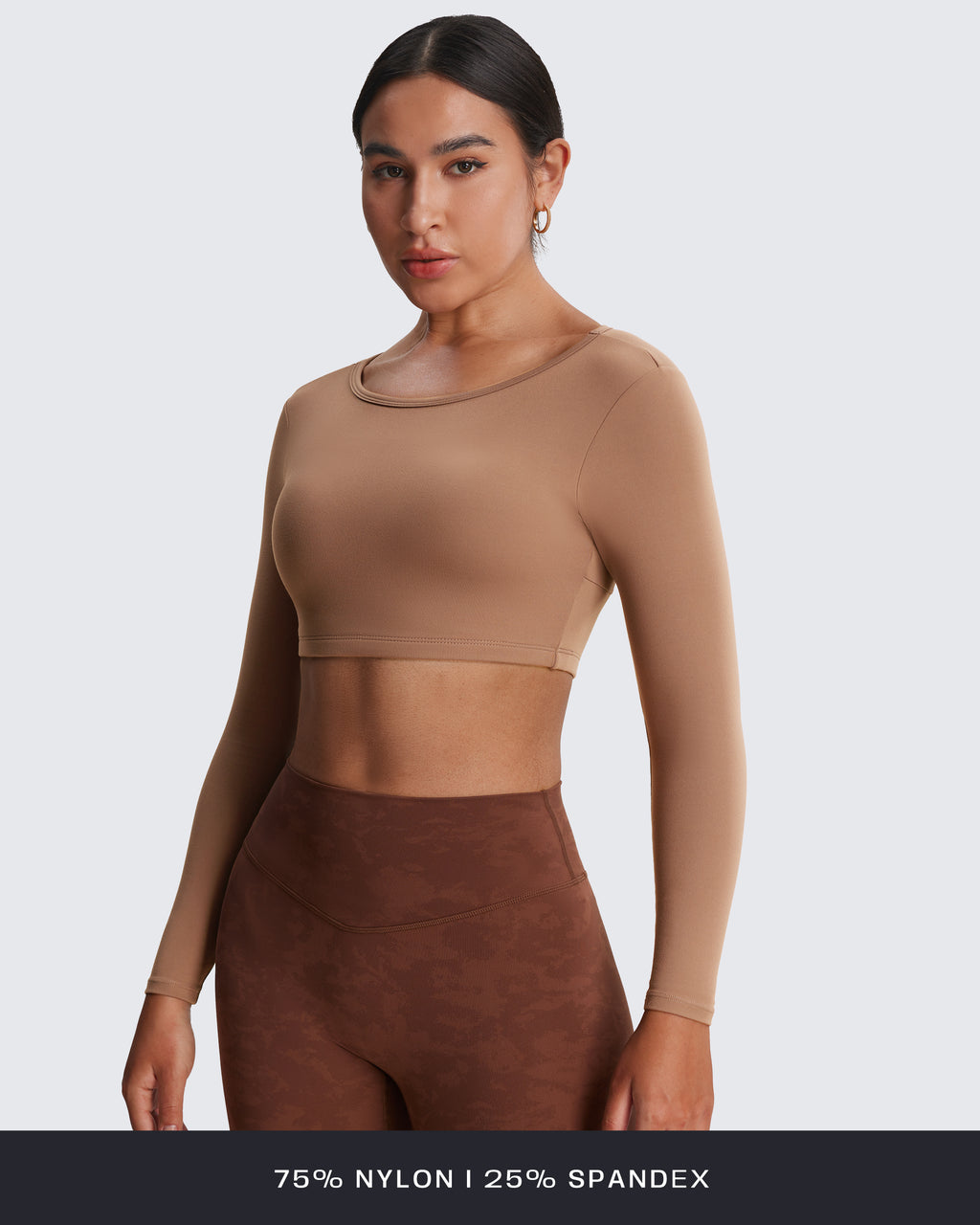 Aoxjox "Clarissa" Long Sleeve Crop (CONT'D)