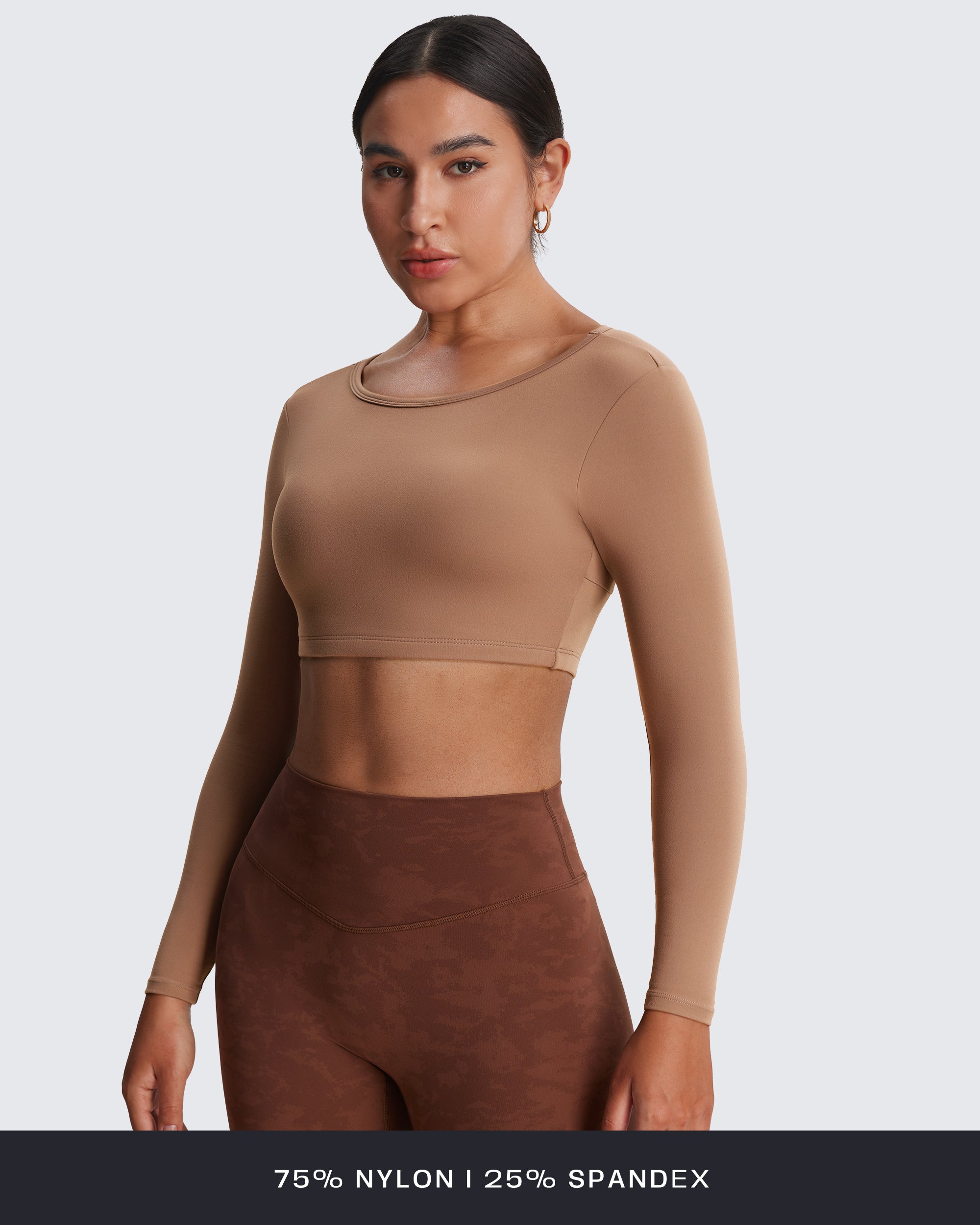 Aoxjox "Clarissa" Long Sleeve Crop (CONT'D)