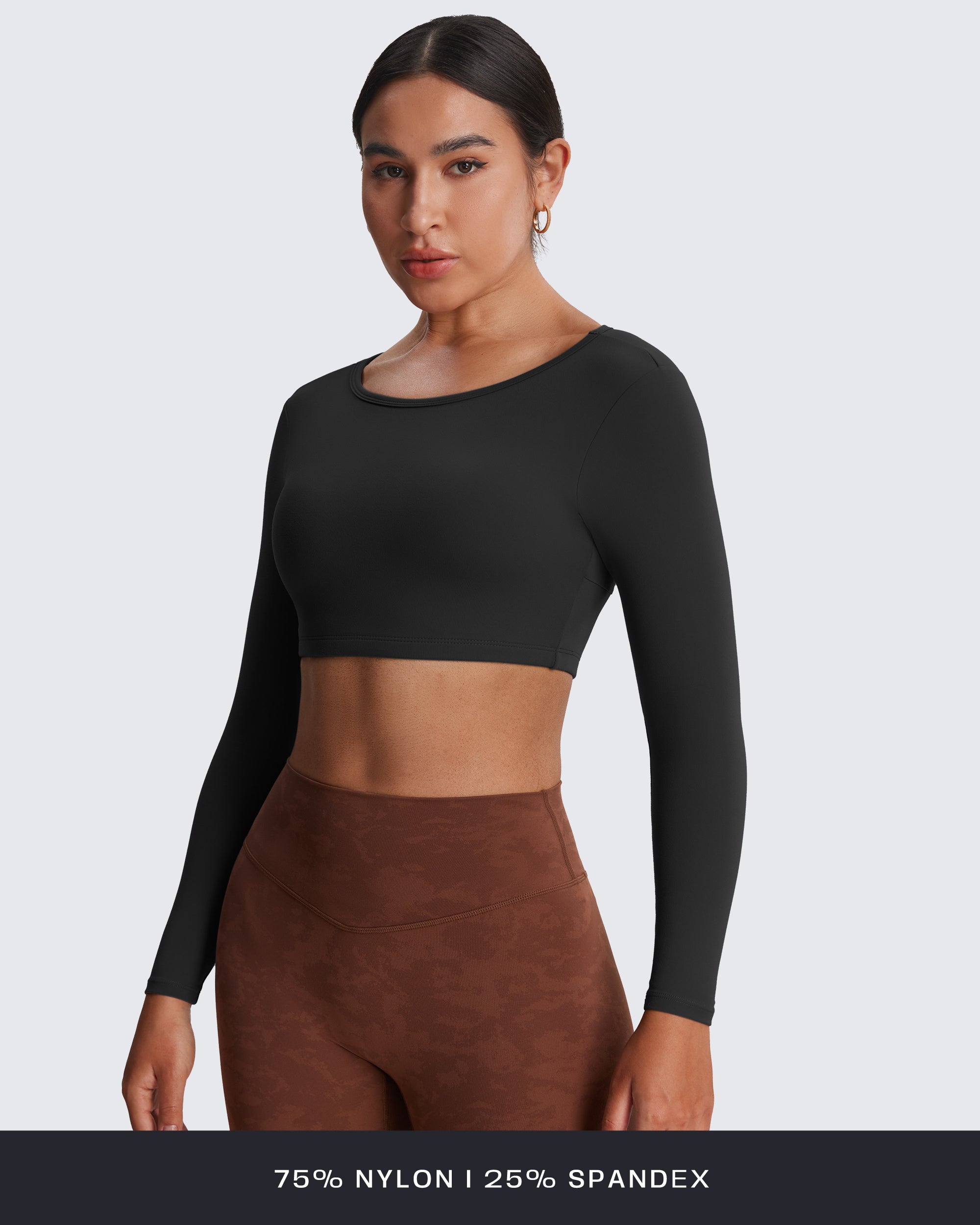 Aoxjox "Clarissa" Long Sleeve Crop