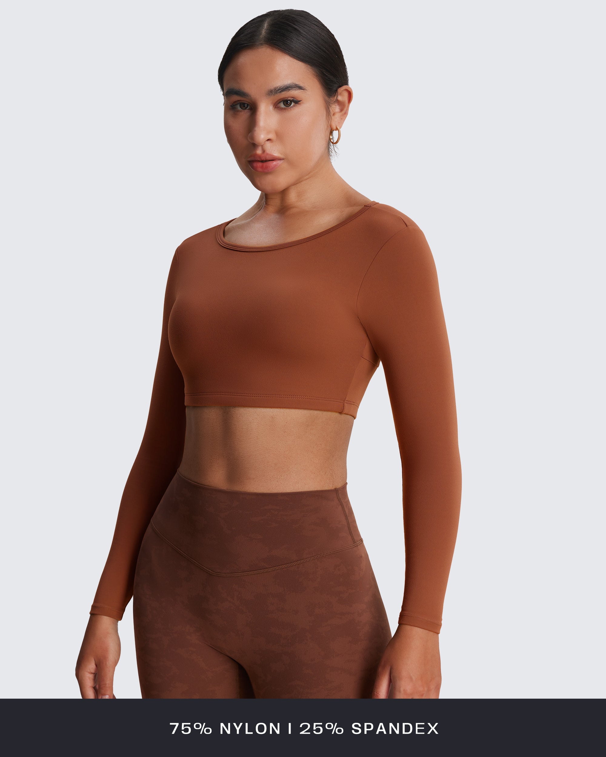 Aoxjox "Clarissa" Long Sleeve Crop