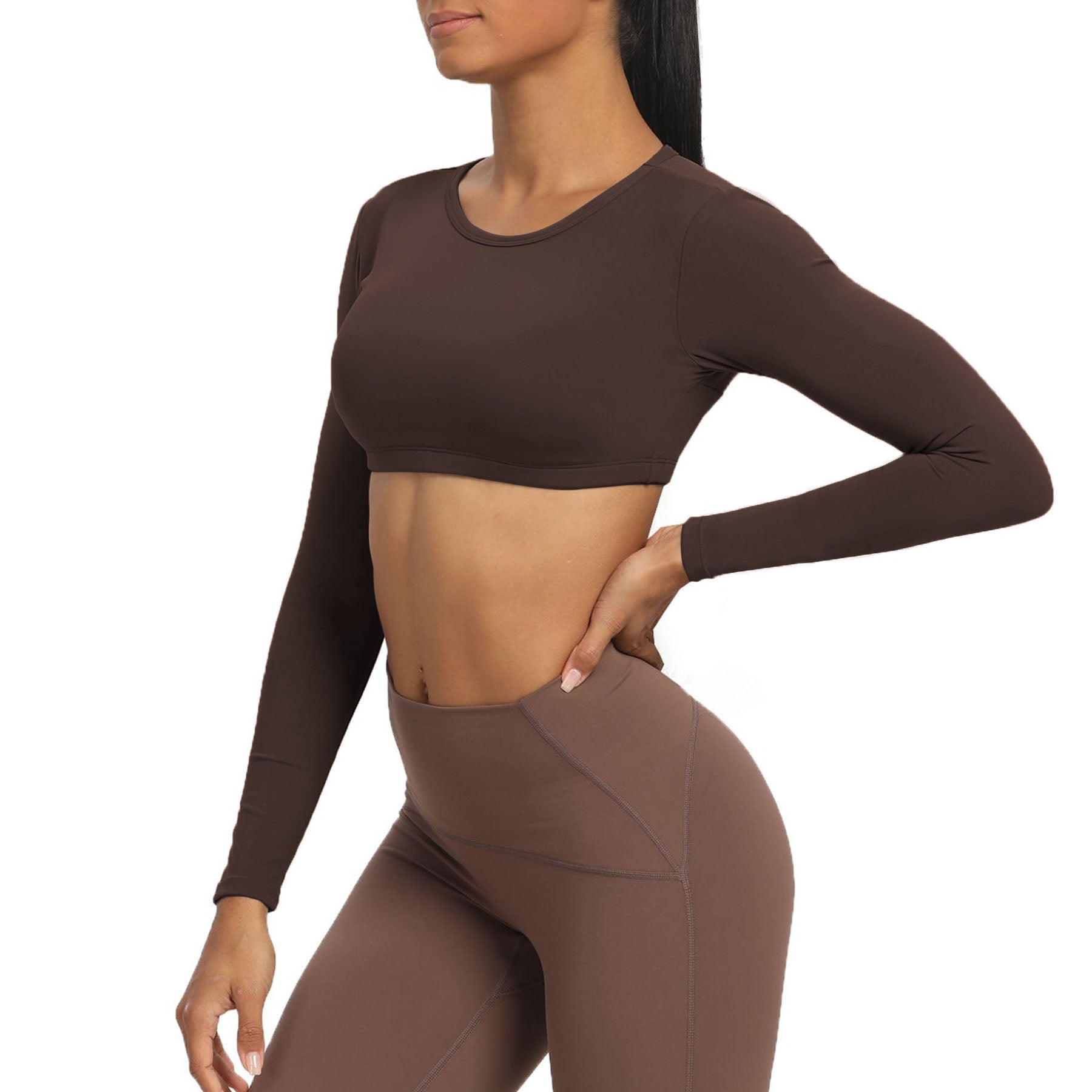 Aoxjox "Clarissa" Long Sleeve Crop (CONT'D)