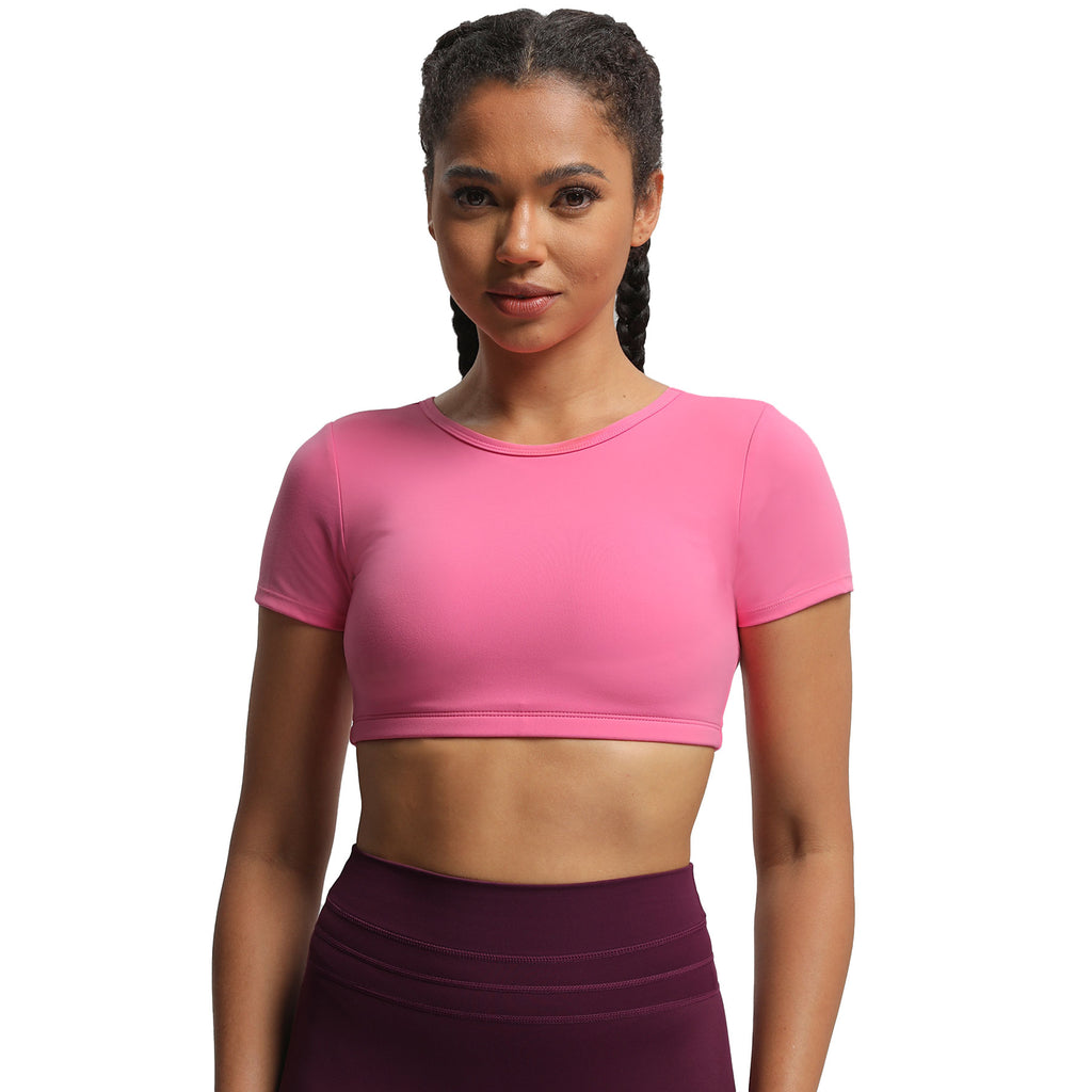 Aoxjox "Clarissa" Crop Top Short Sleeve