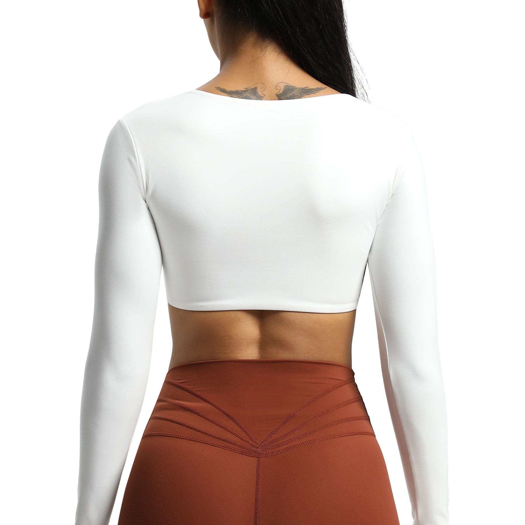 Aoxjox Betty Ruched Long-Sleeved Top