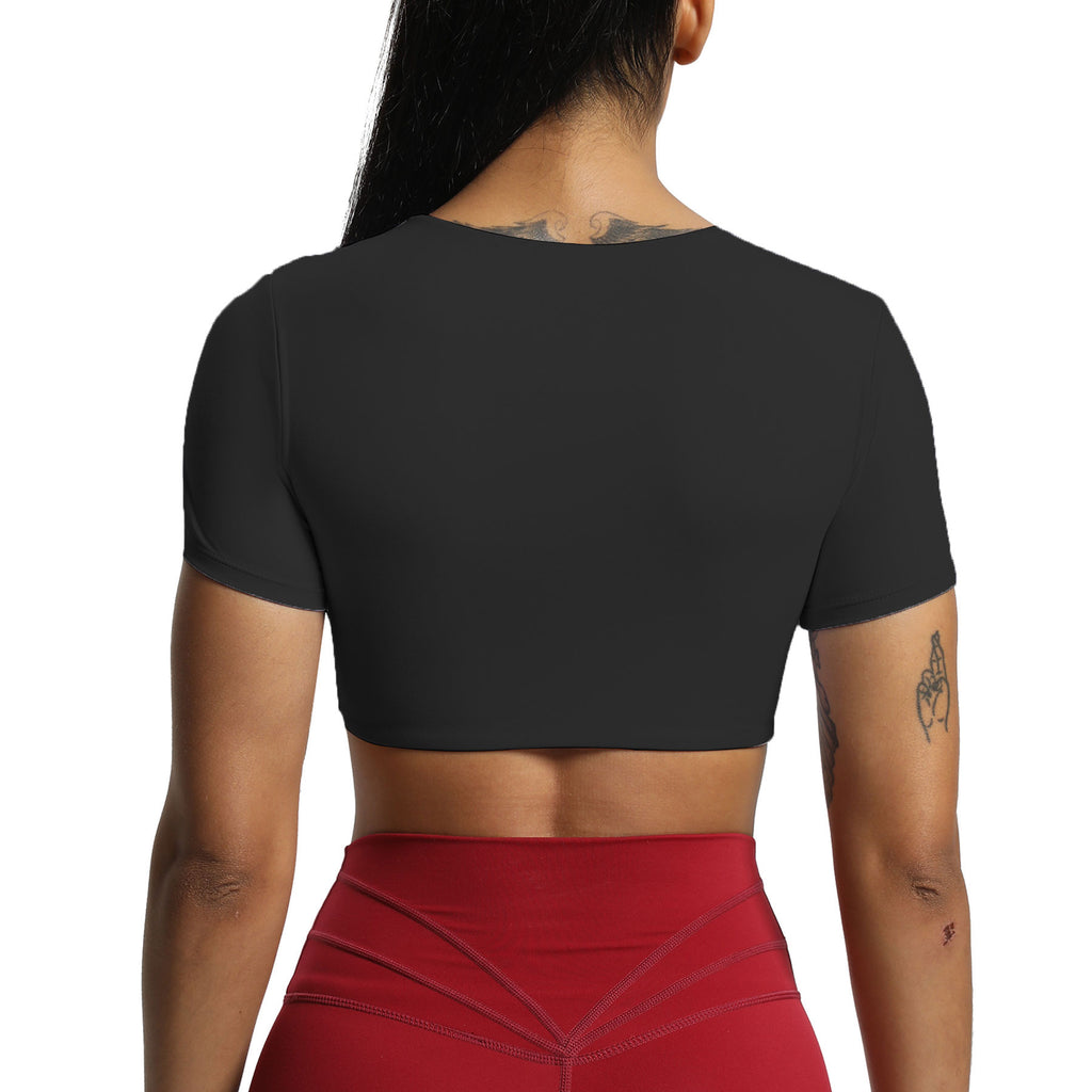 Aoxjox Betty Ruched Short Sleeve Top